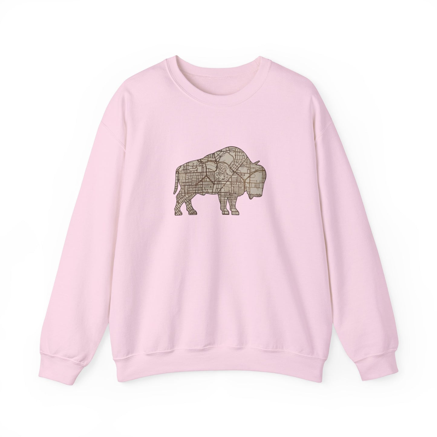 Map of Buffalo Sweatshirt