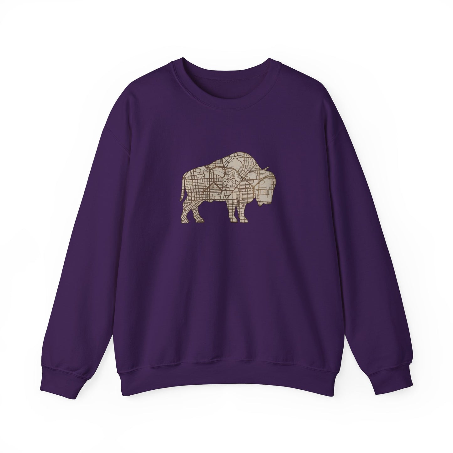 Map of Buffalo Sweatshirt