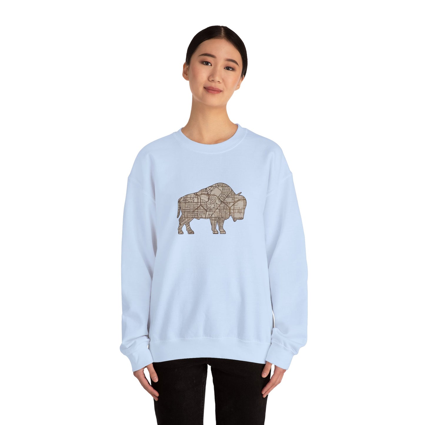 Map of Buffalo Sweatshirt