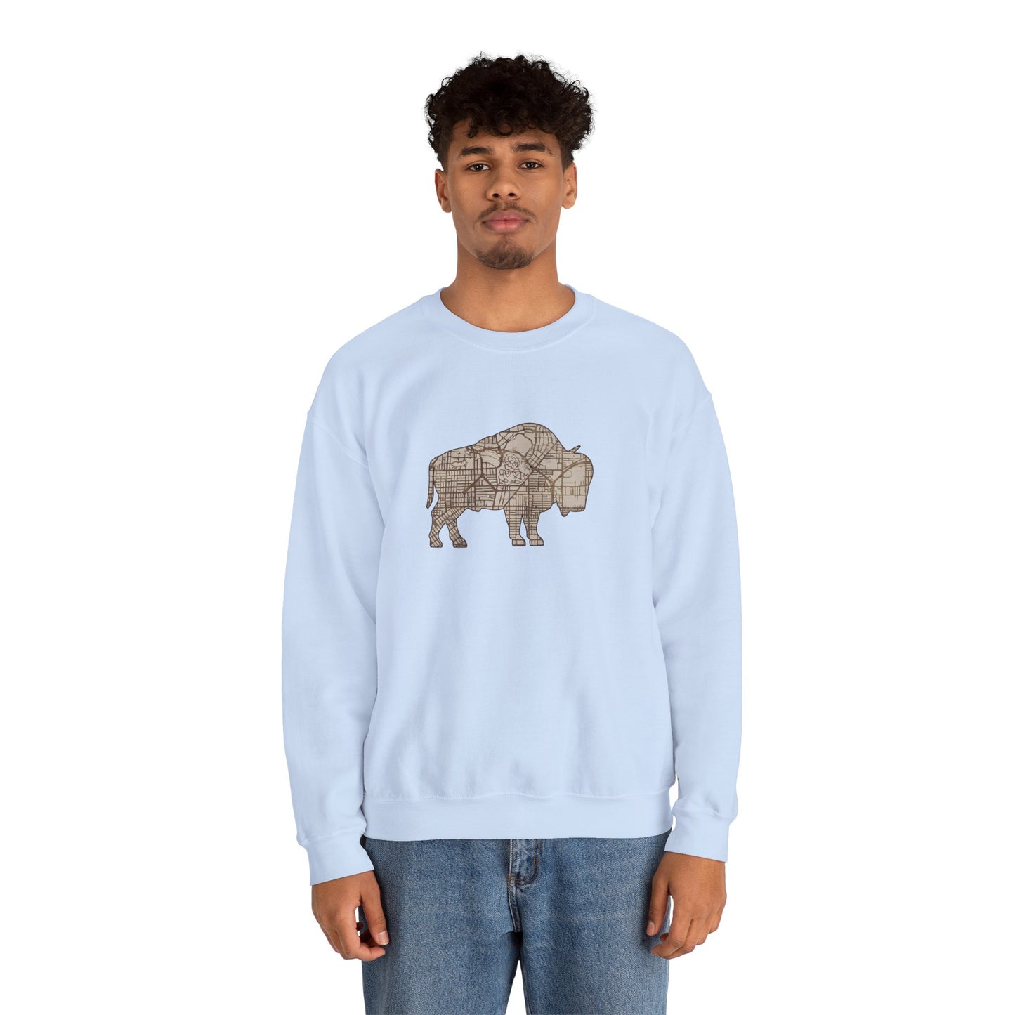 Map of Buffalo Sweatshirt