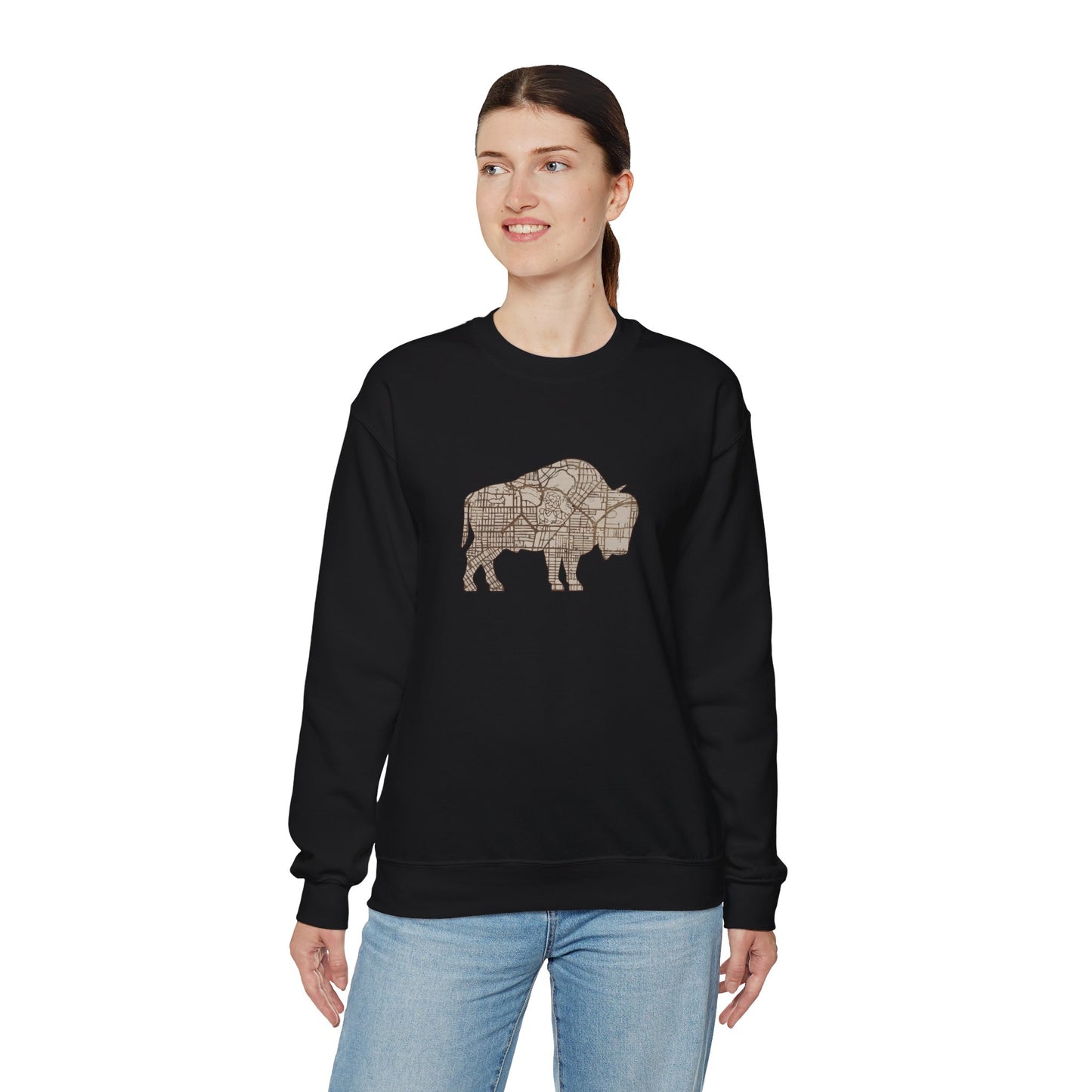 Map of Buffalo Sweatshirt