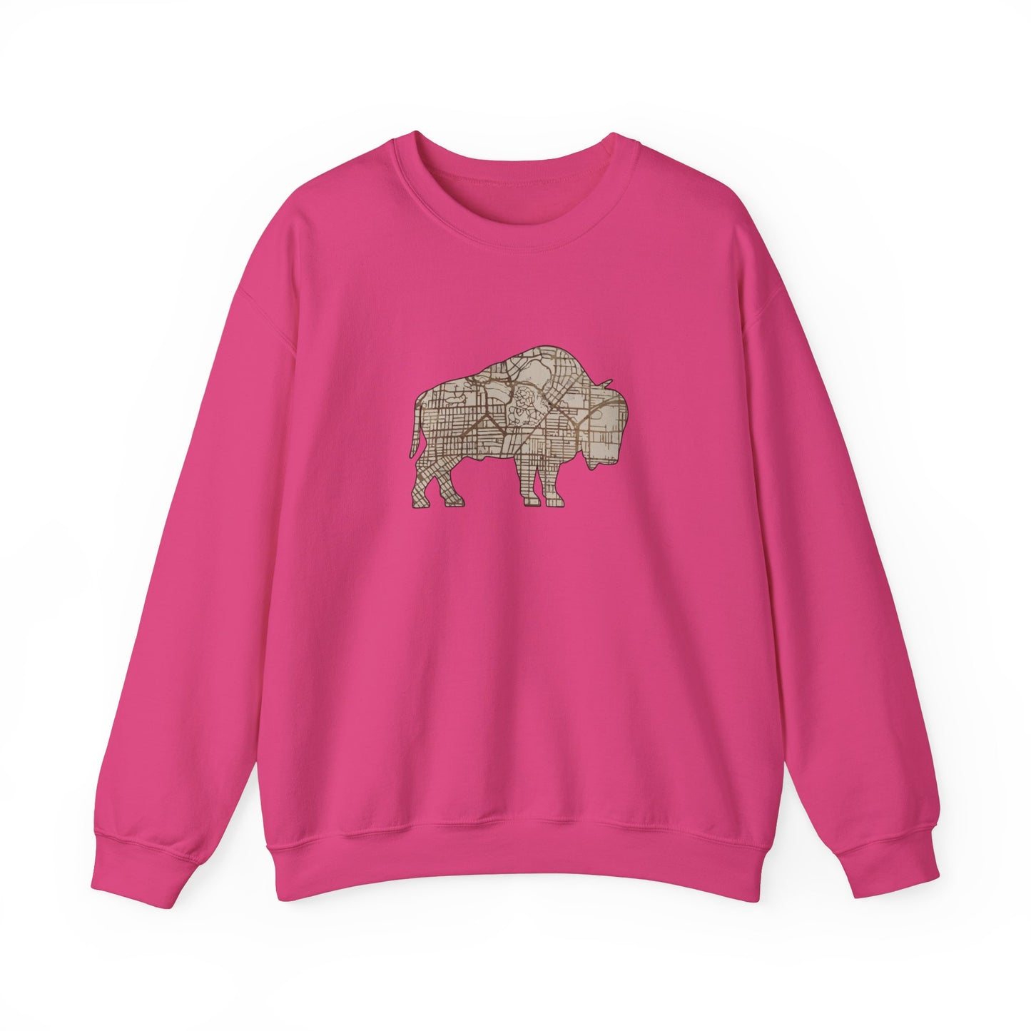 Map of Buffalo Sweatshirt