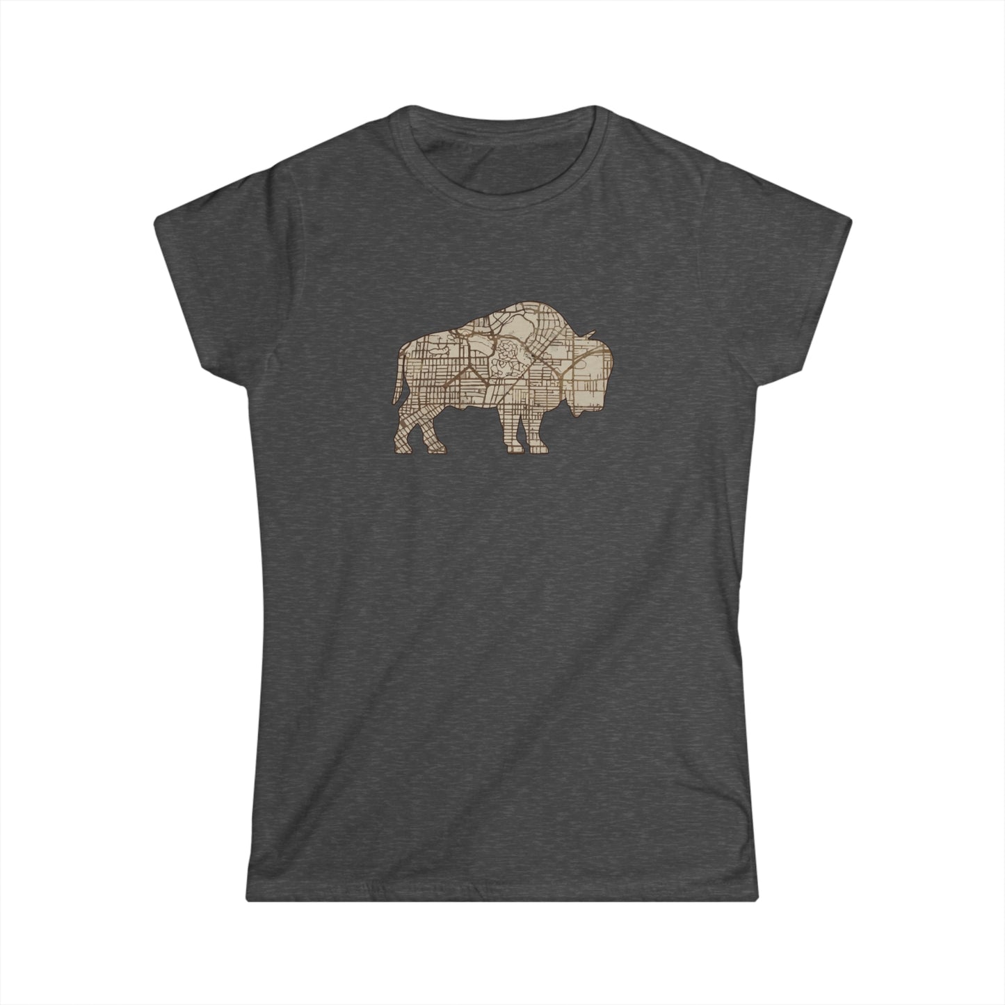Map of Buffalo Women's Shirt