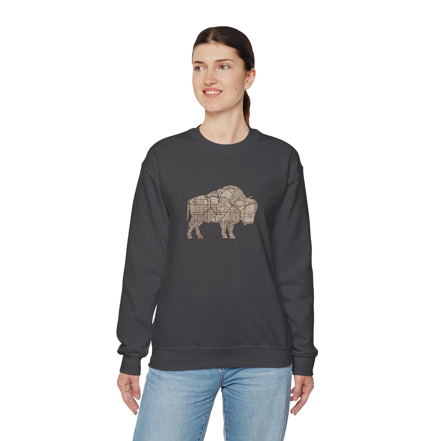 Map of Buffalo Sweatshirt