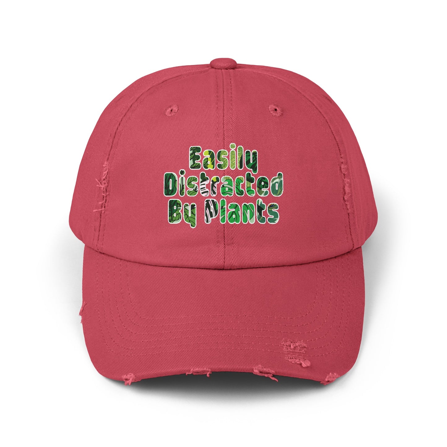Easily Distracted By Plants Distressed Cap