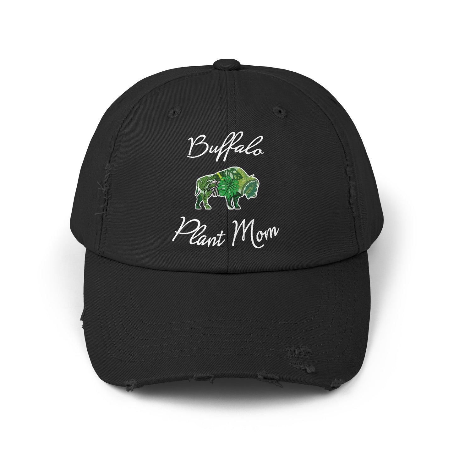 Buffalo Plant Mom Distressed Cap