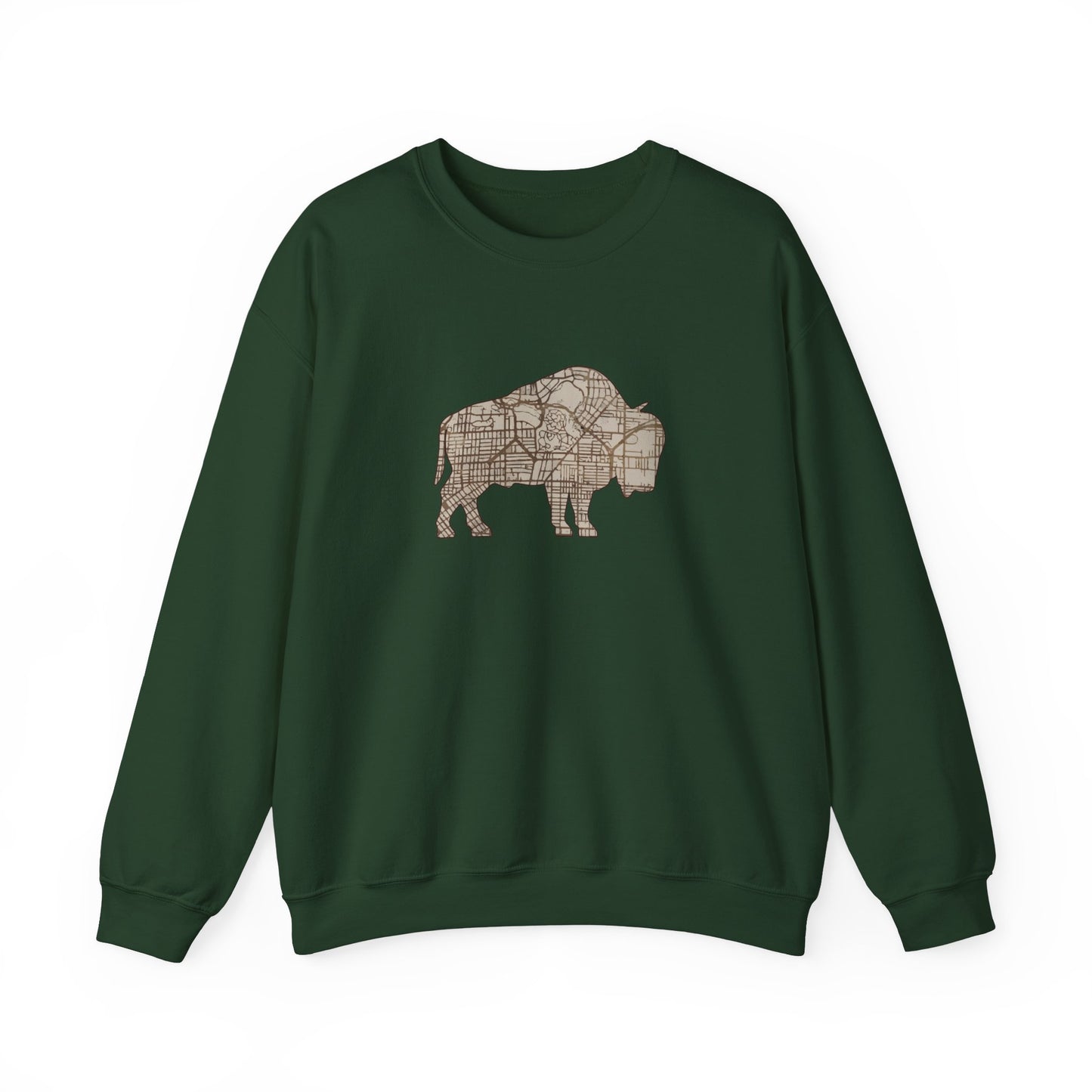 Map of Buffalo Sweatshirt