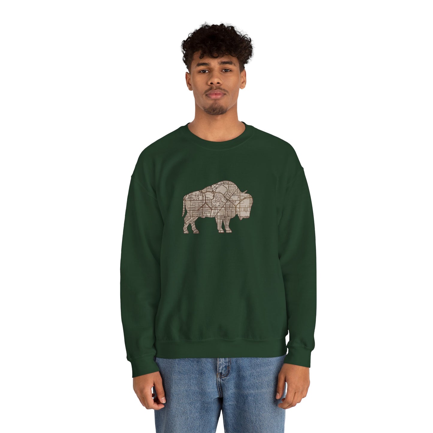 Map of Buffalo Sweatshirt