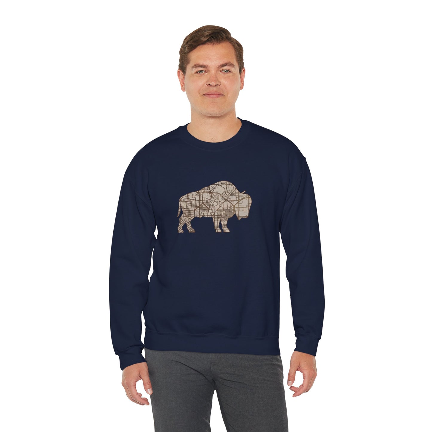 Map of Buffalo Sweatshirt