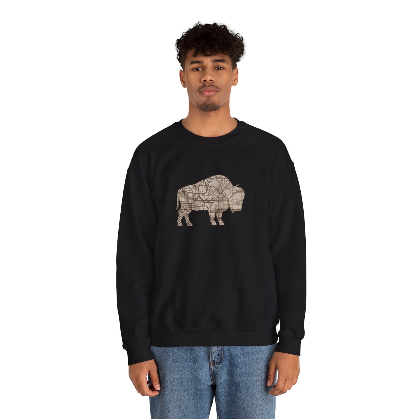Map of Buffalo Sweatshirt