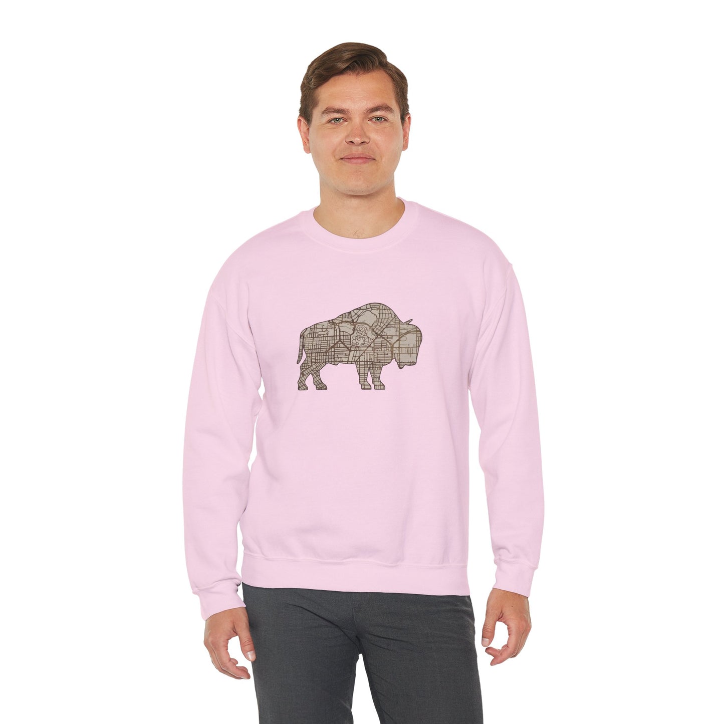 Map of Buffalo Sweatshirt