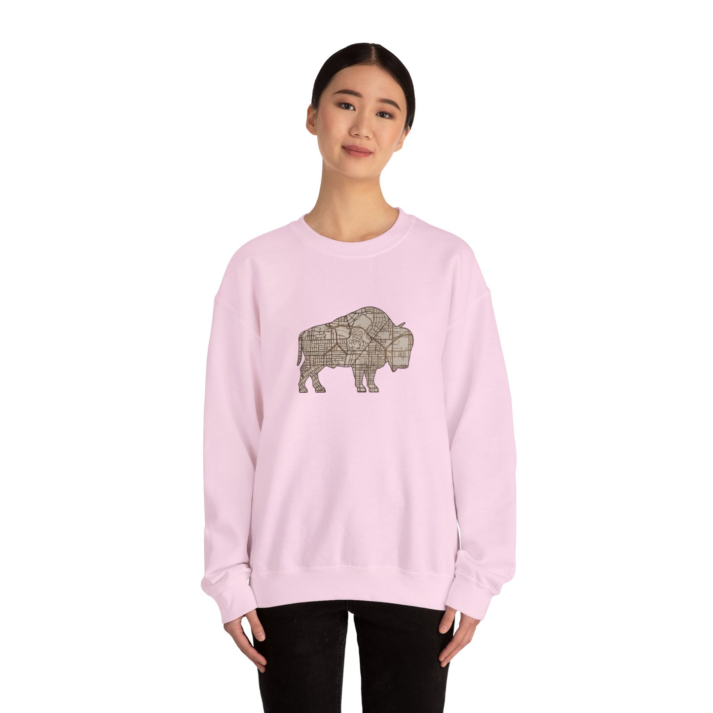 Map of Buffalo Sweatshirt