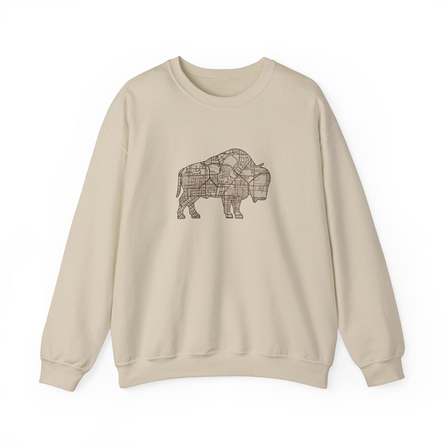 Map of Buffalo Sweatshirt