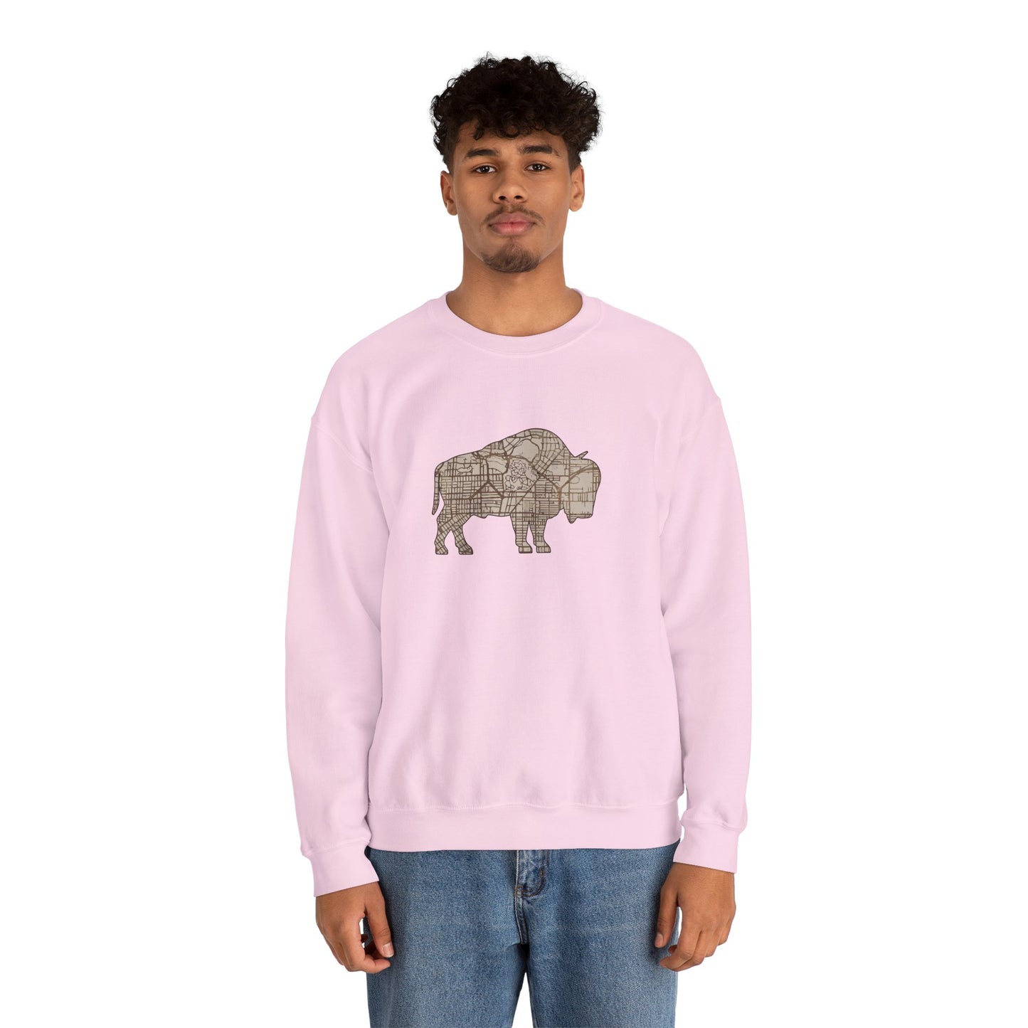 Map of Buffalo Sweatshirt