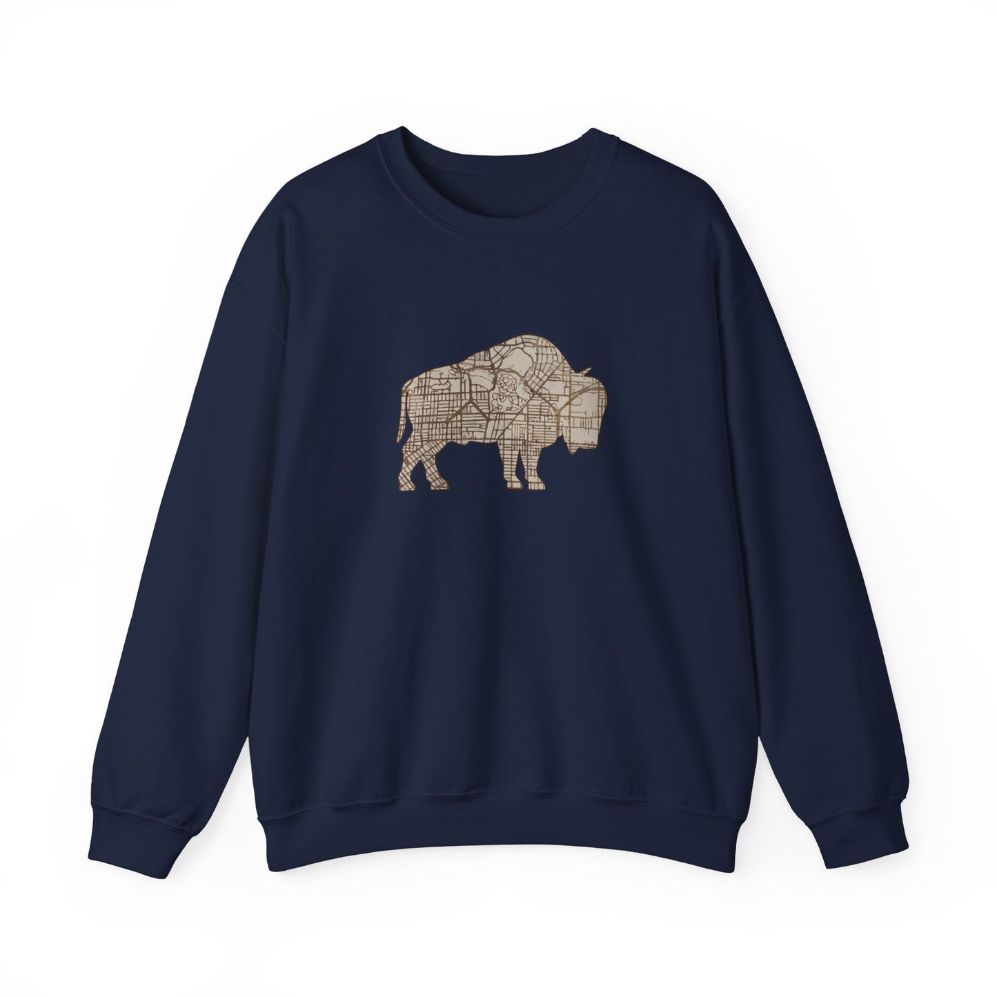 Map of Buffalo Sweatshirt