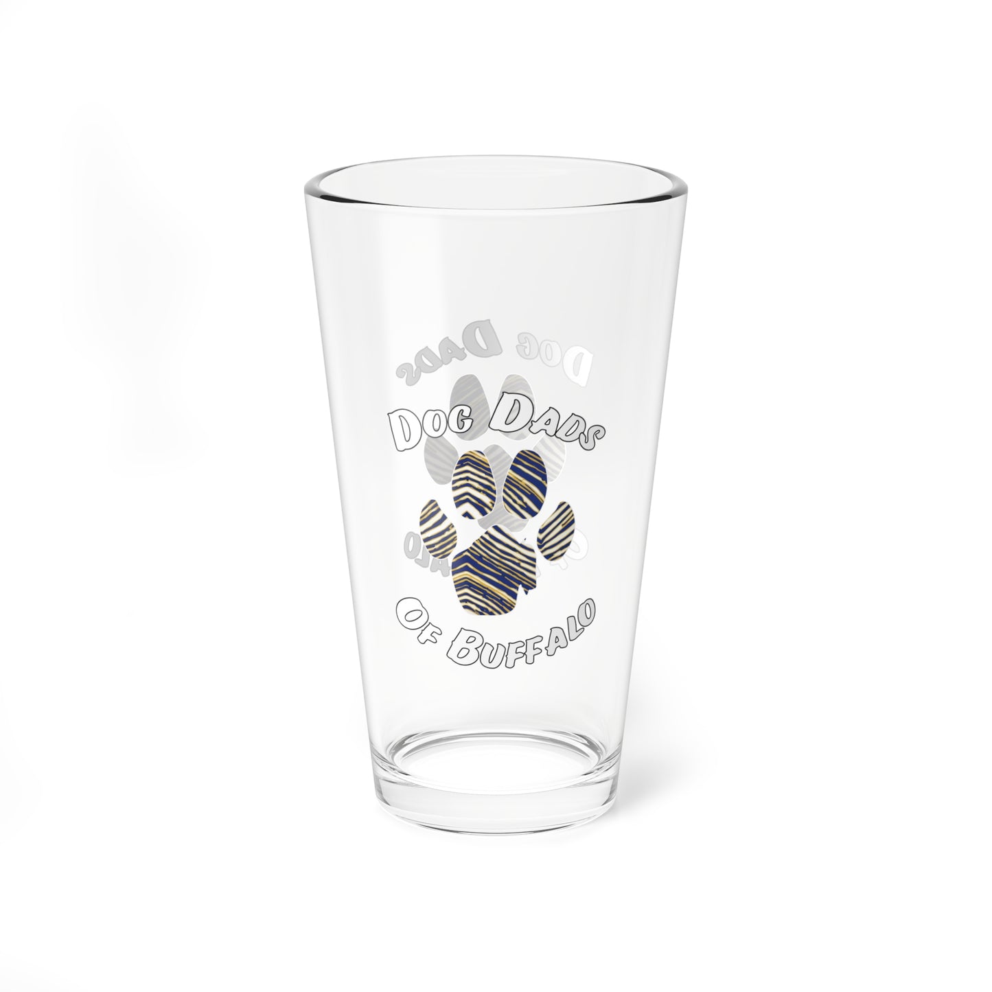 The Pawffalo Dog Dad Glass