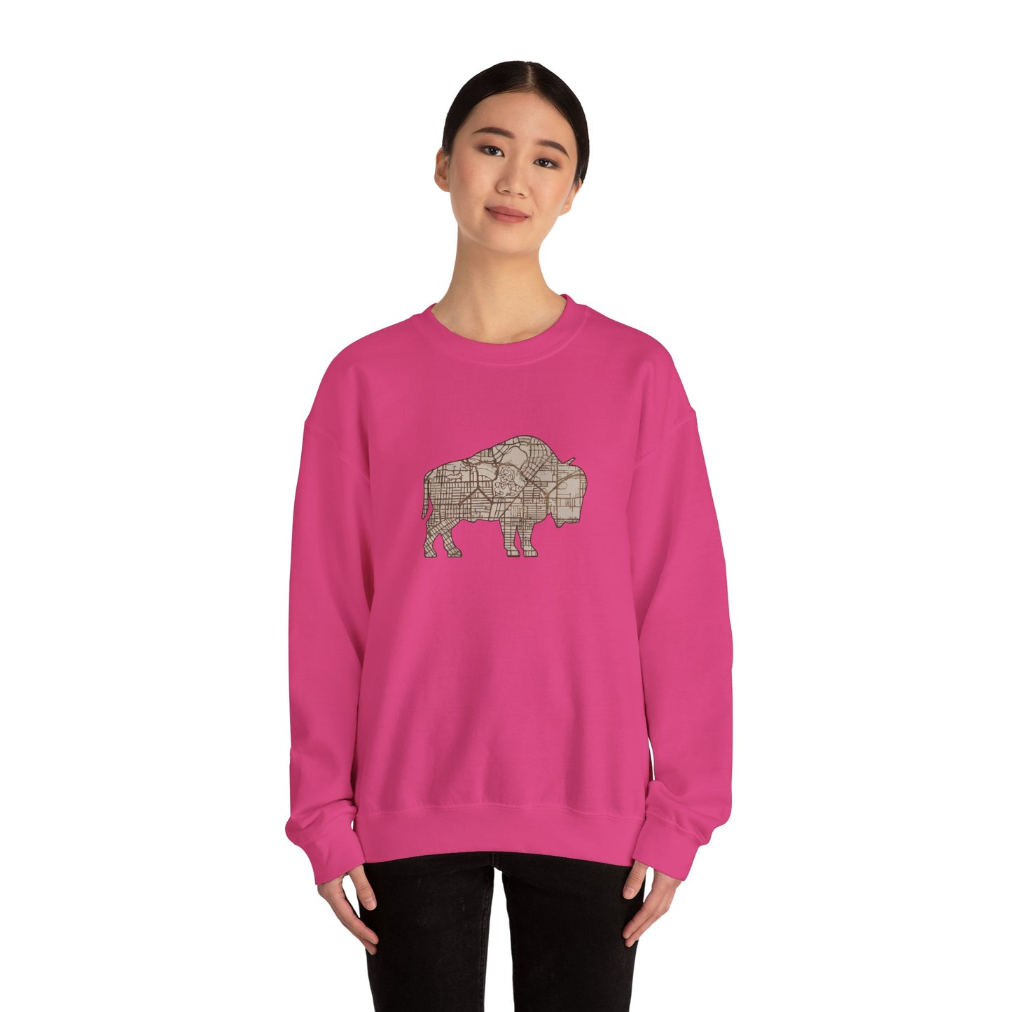 Map of Buffalo Sweatshirt