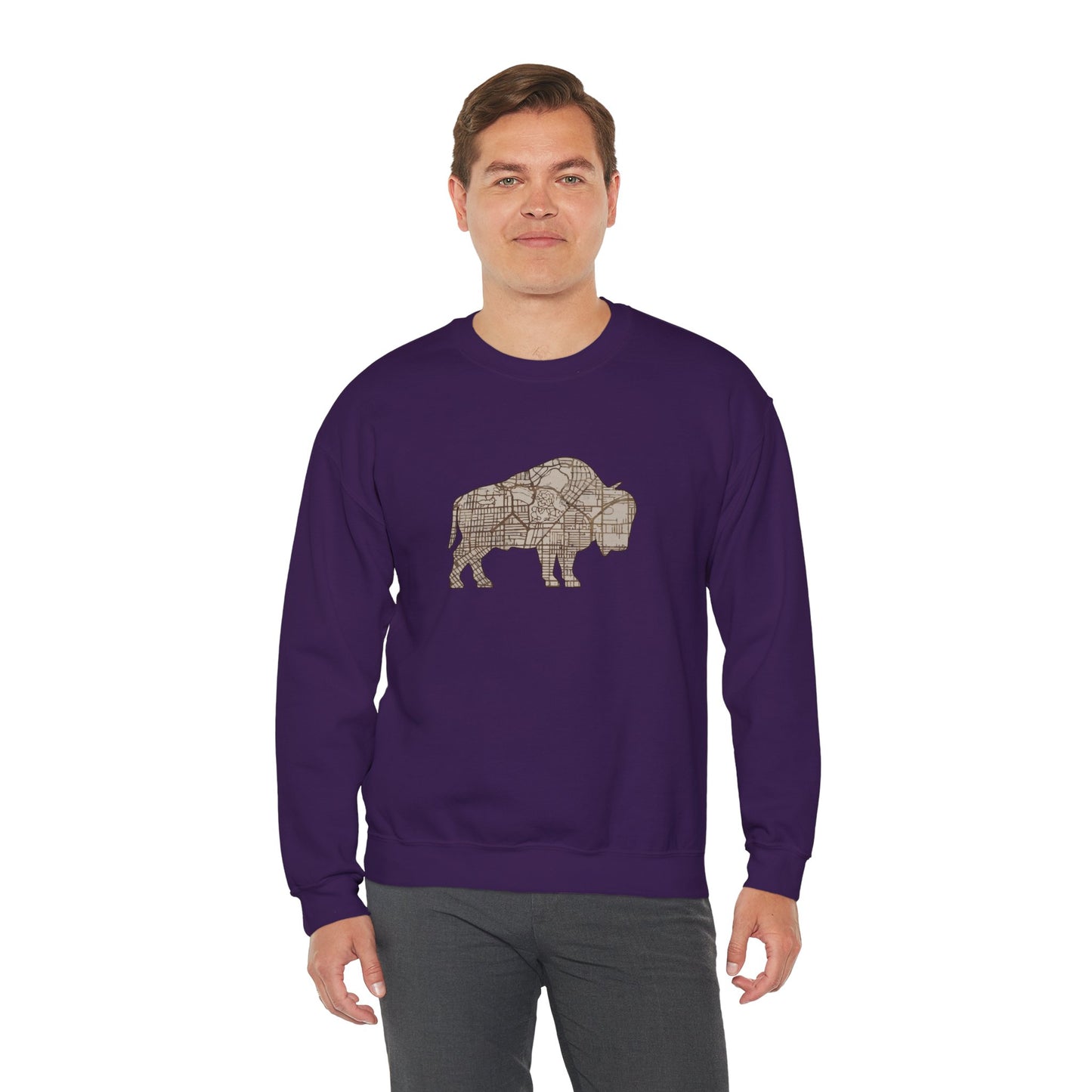 Map of Buffalo Sweatshirt