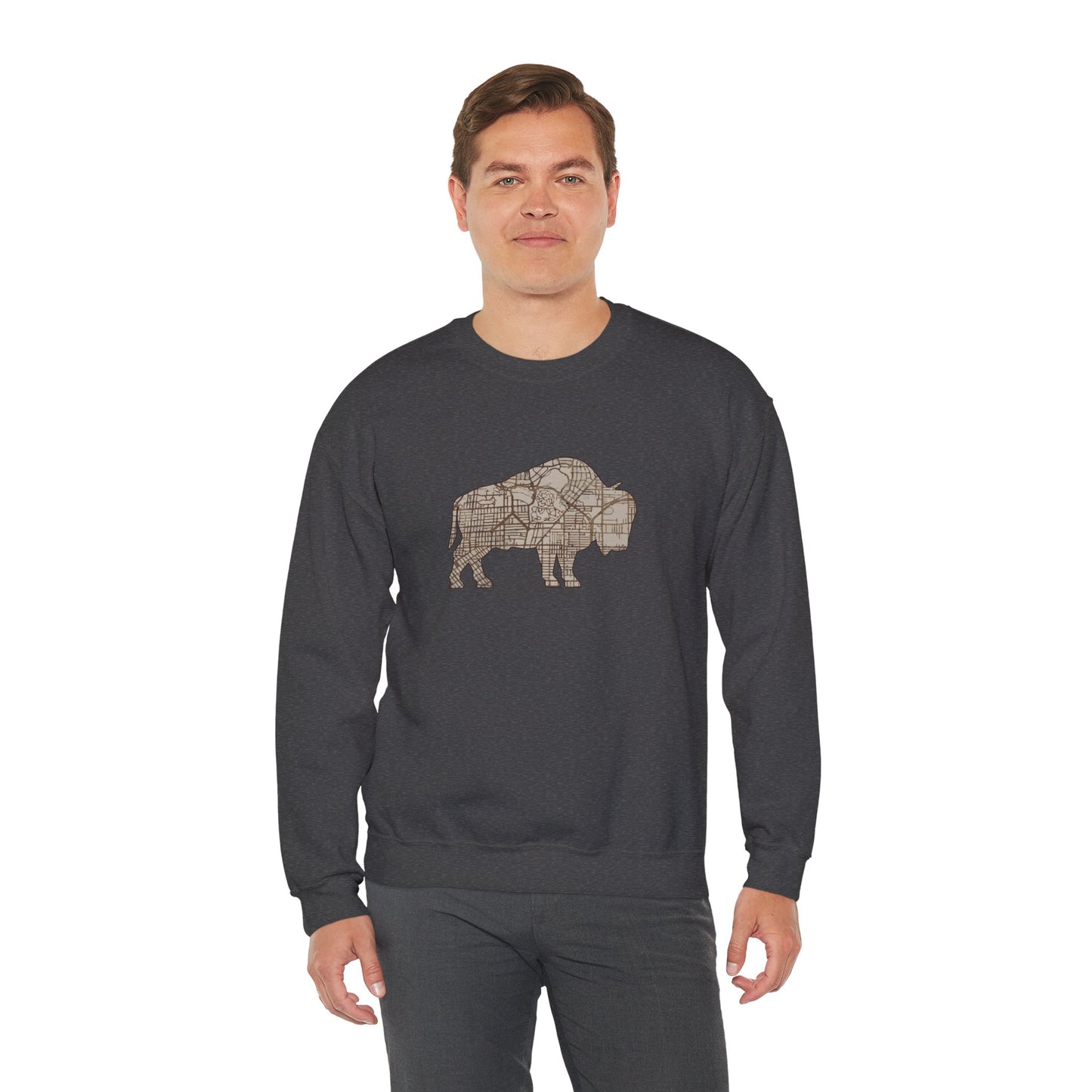 Map of Buffalo Sweatshirt
