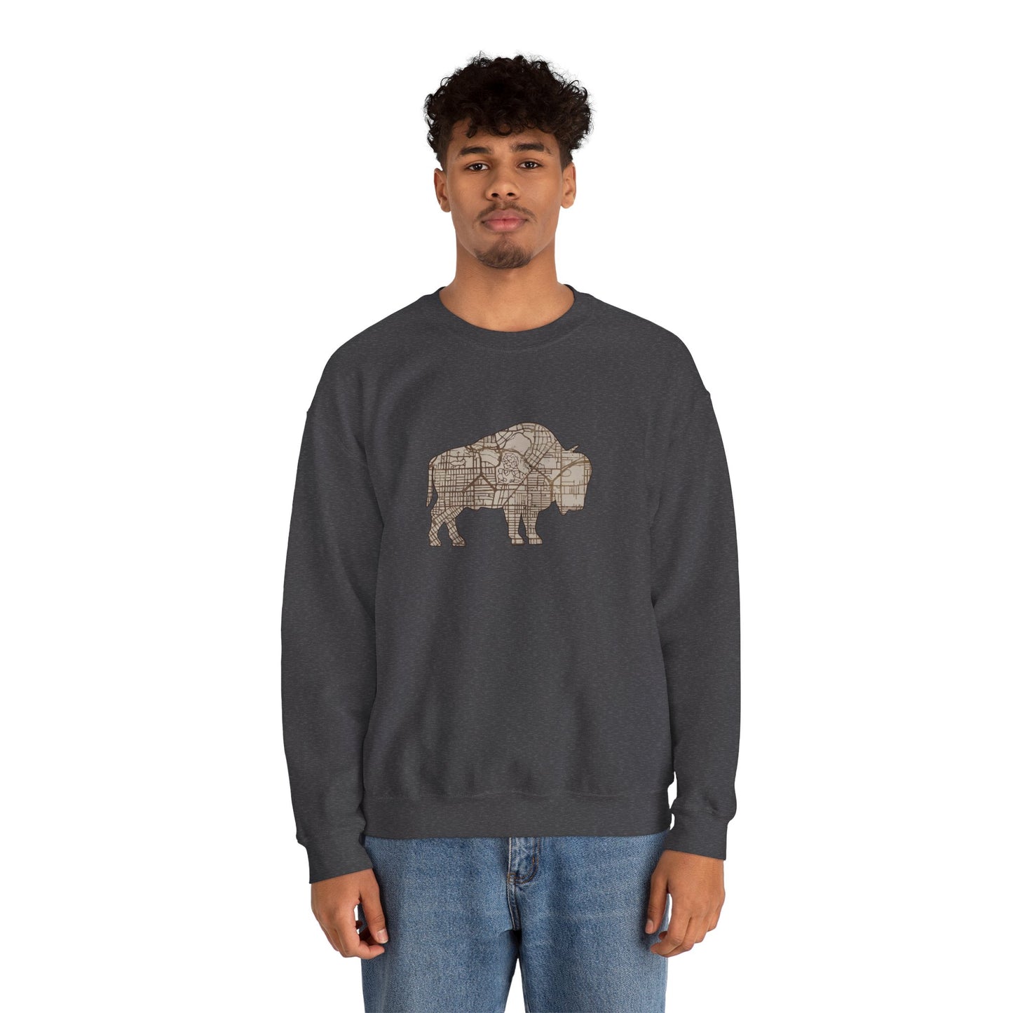 Map of Buffalo Sweatshirt
