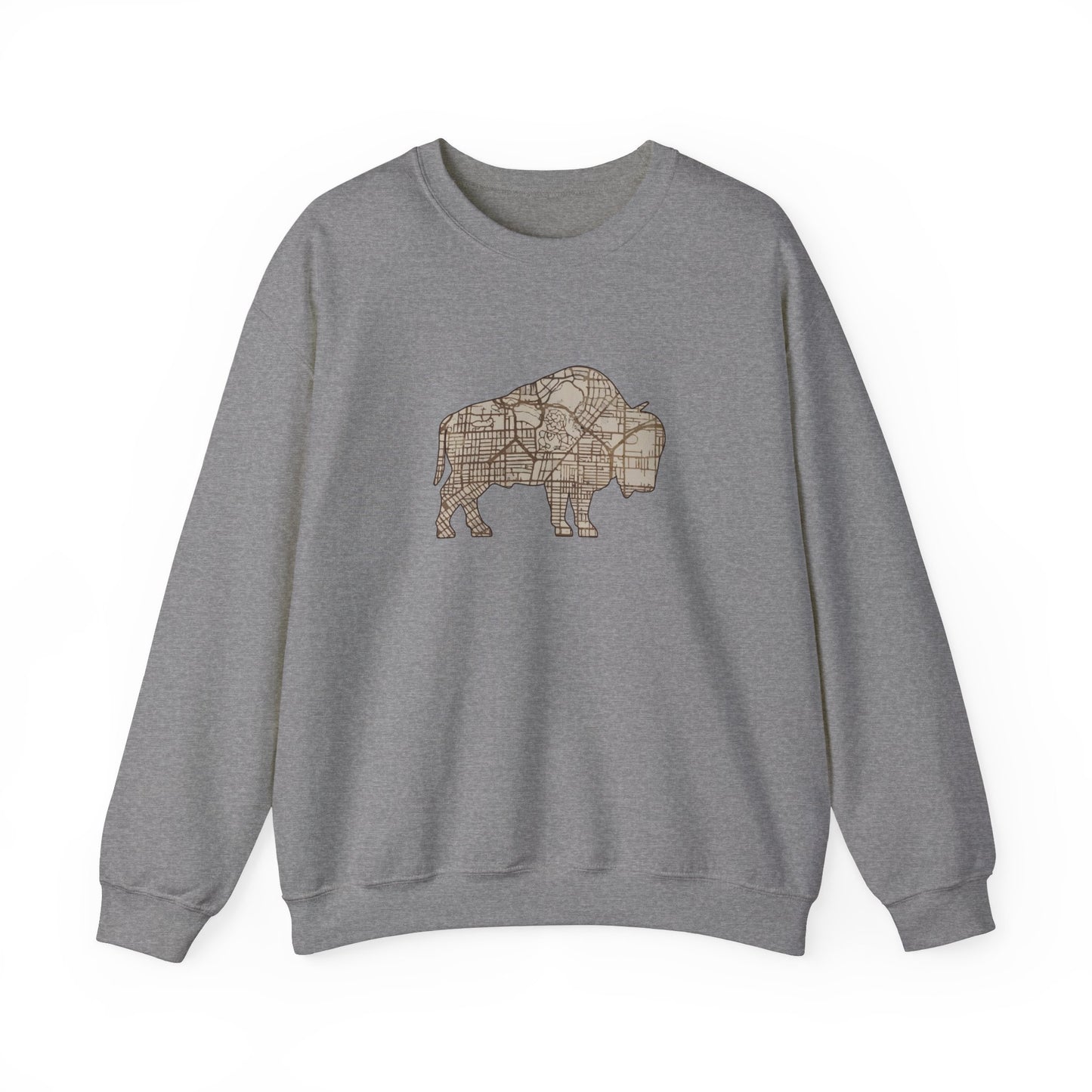 Map of Buffalo Sweatshirt