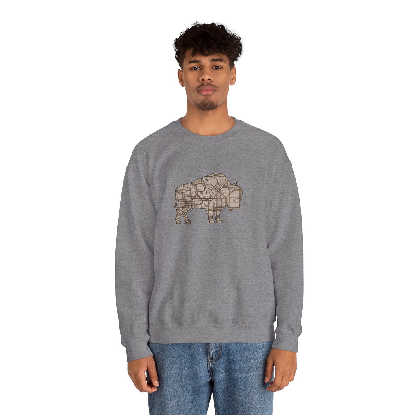 Map of Buffalo Sweatshirt