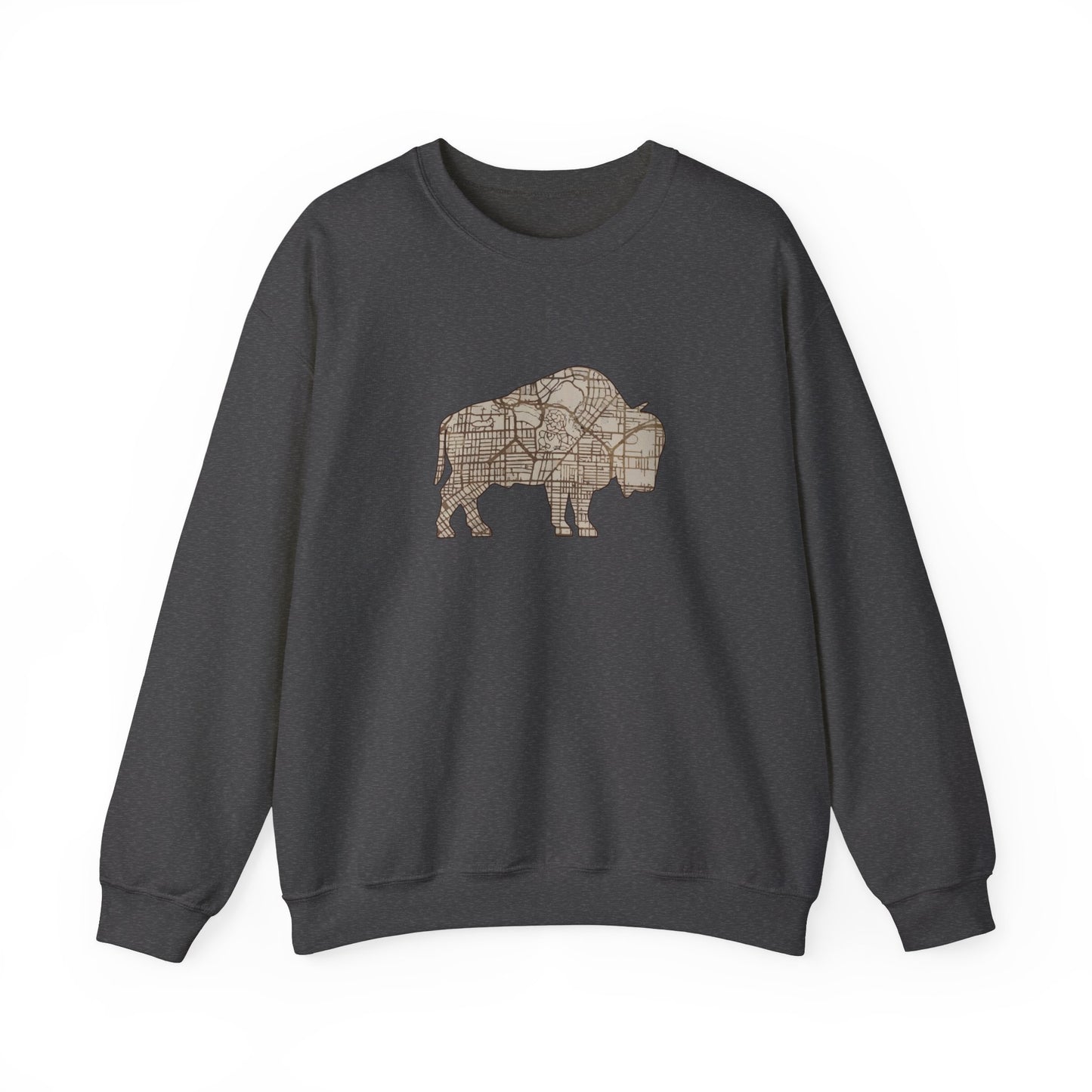 Map of Buffalo Sweatshirt