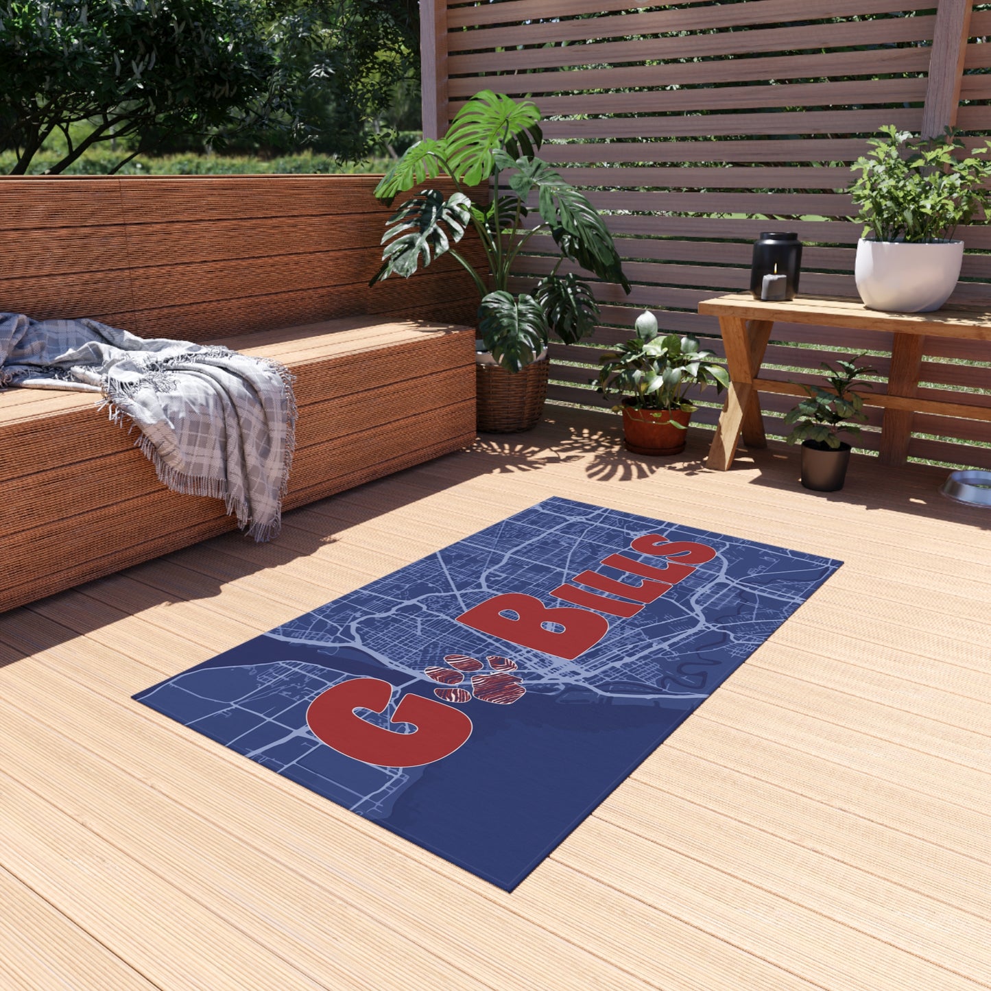 Go Bills Outdoor Rug