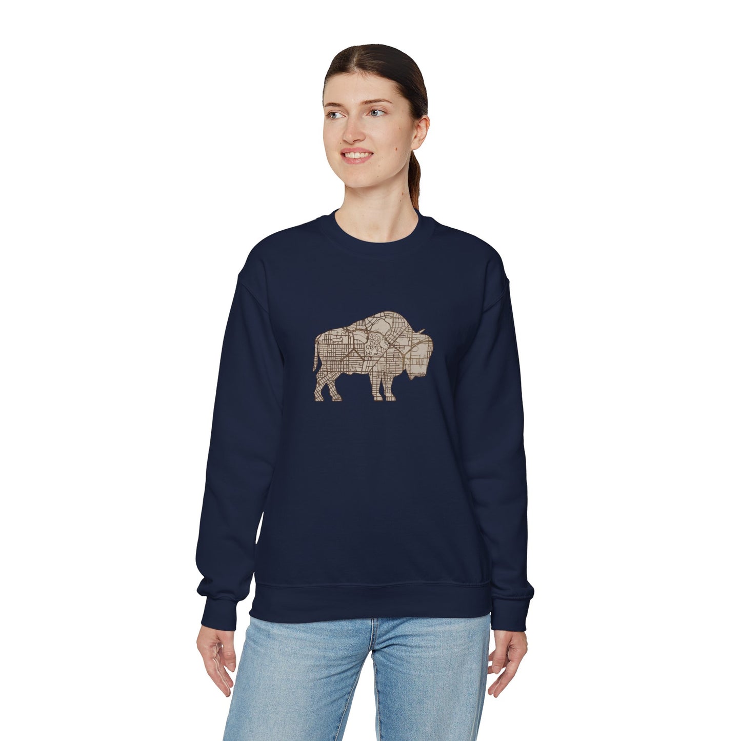 Map of Buffalo Sweatshirt