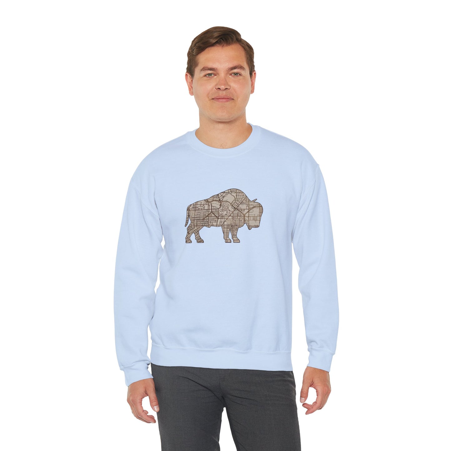 Map of Buffalo Sweatshirt