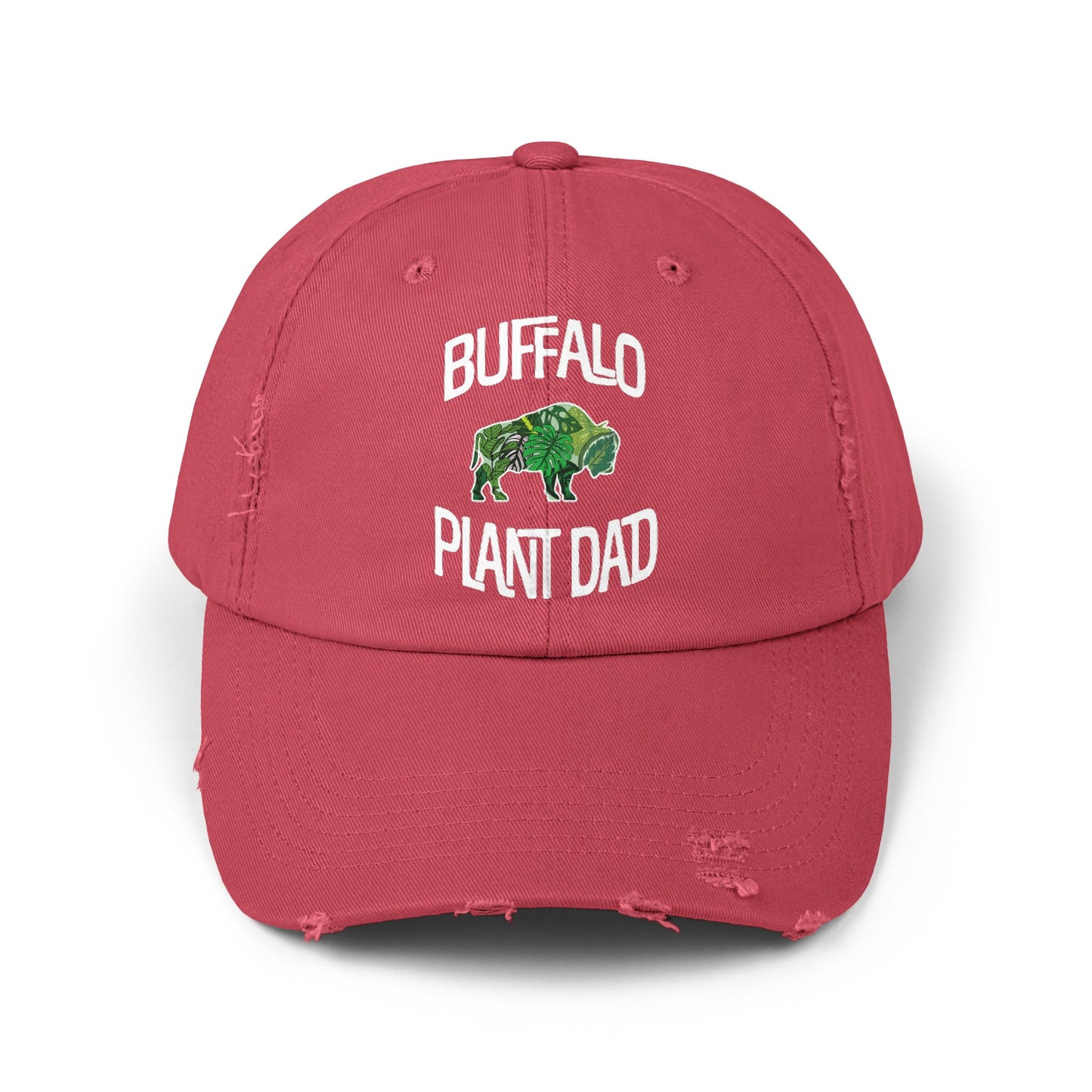 Buffalo Plant Dad Distressed Cap