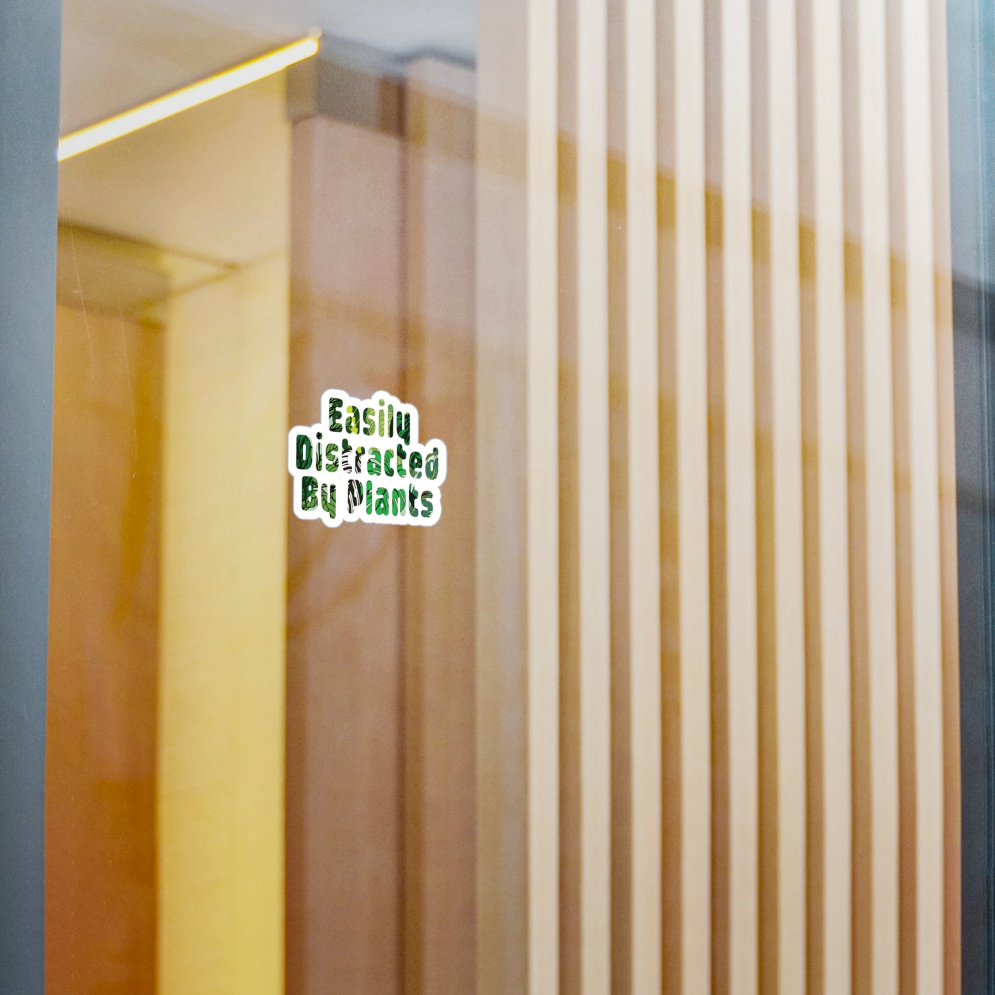 Distracted By Plants Vinyl Decal