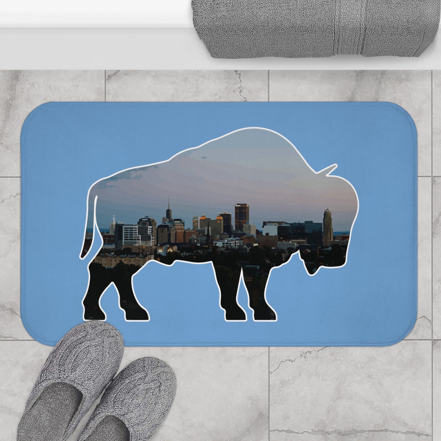Buffalo Skyline Bath Mat