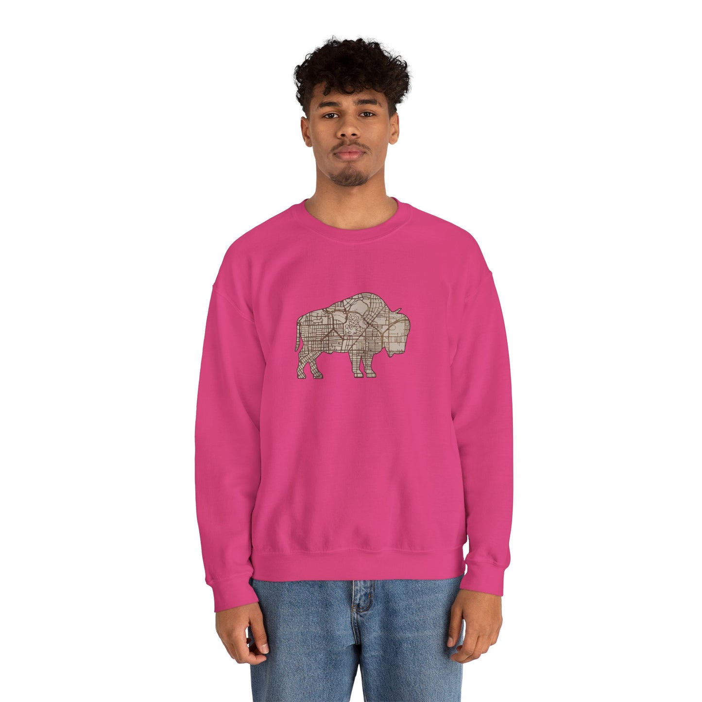 Map of Buffalo Sweatshirt