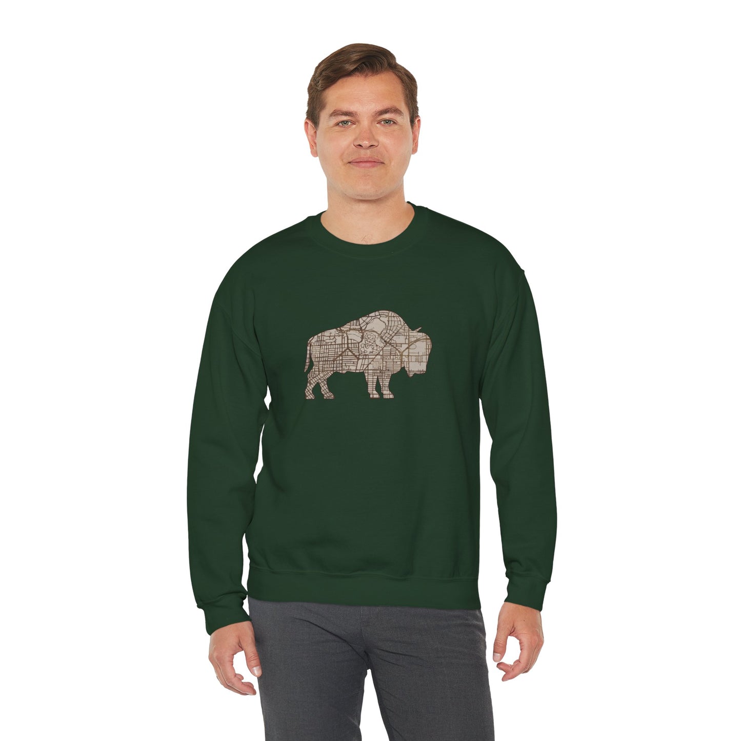 Map of Buffalo Sweatshirt