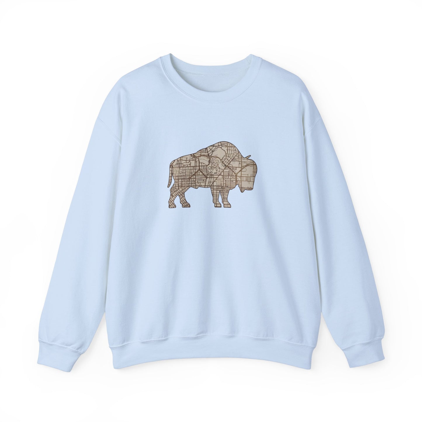Map of Buffalo Sweatshirt