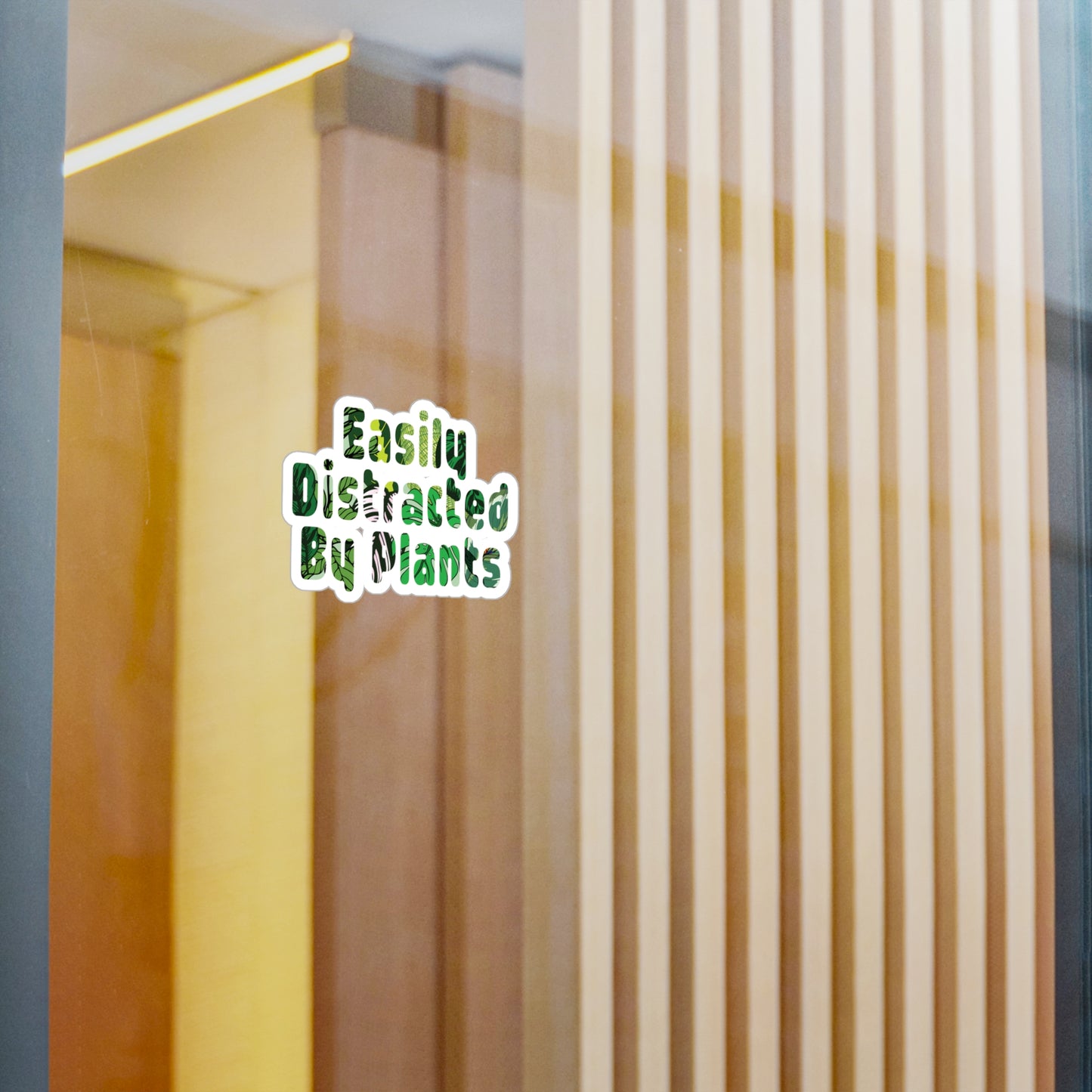 Distracted By Plants Vinyl Decal