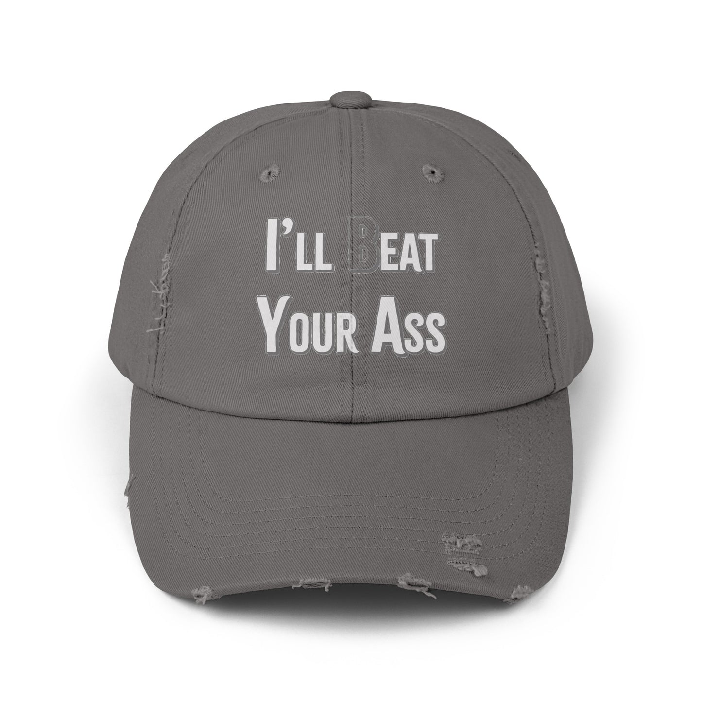(b)Eat Your Ass Distressed Cap