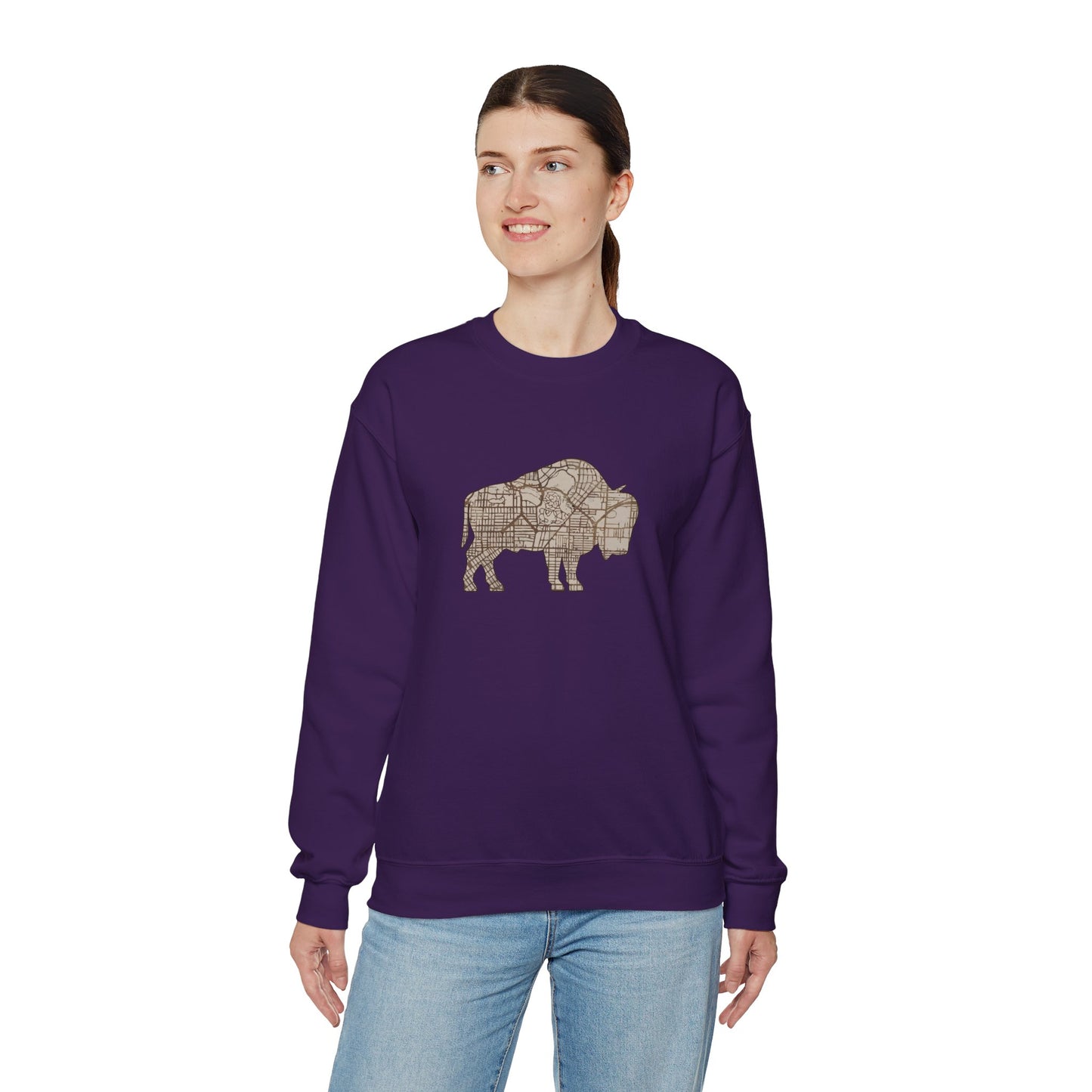 Map of Buffalo Sweatshirt