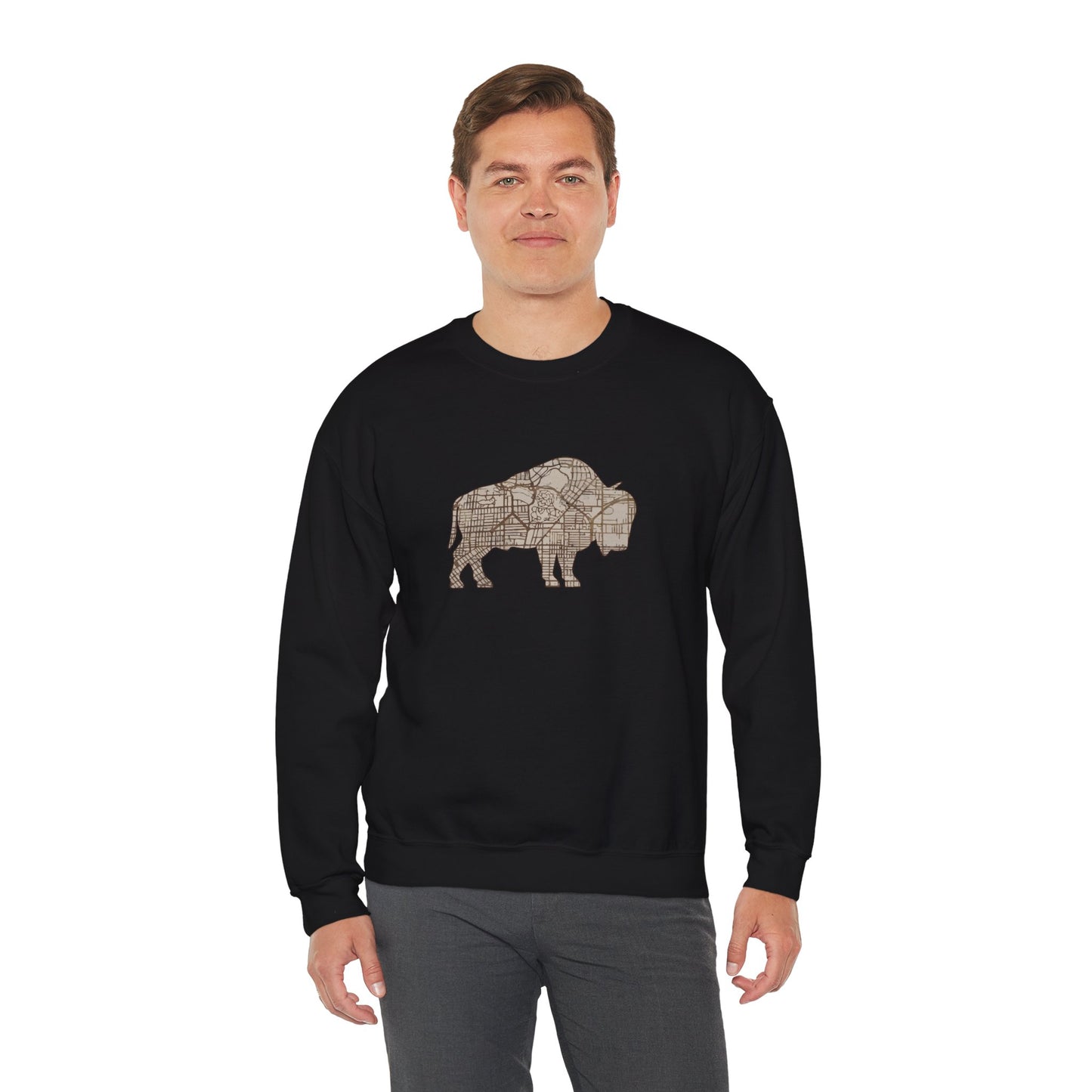 Map of Buffalo Sweatshirt