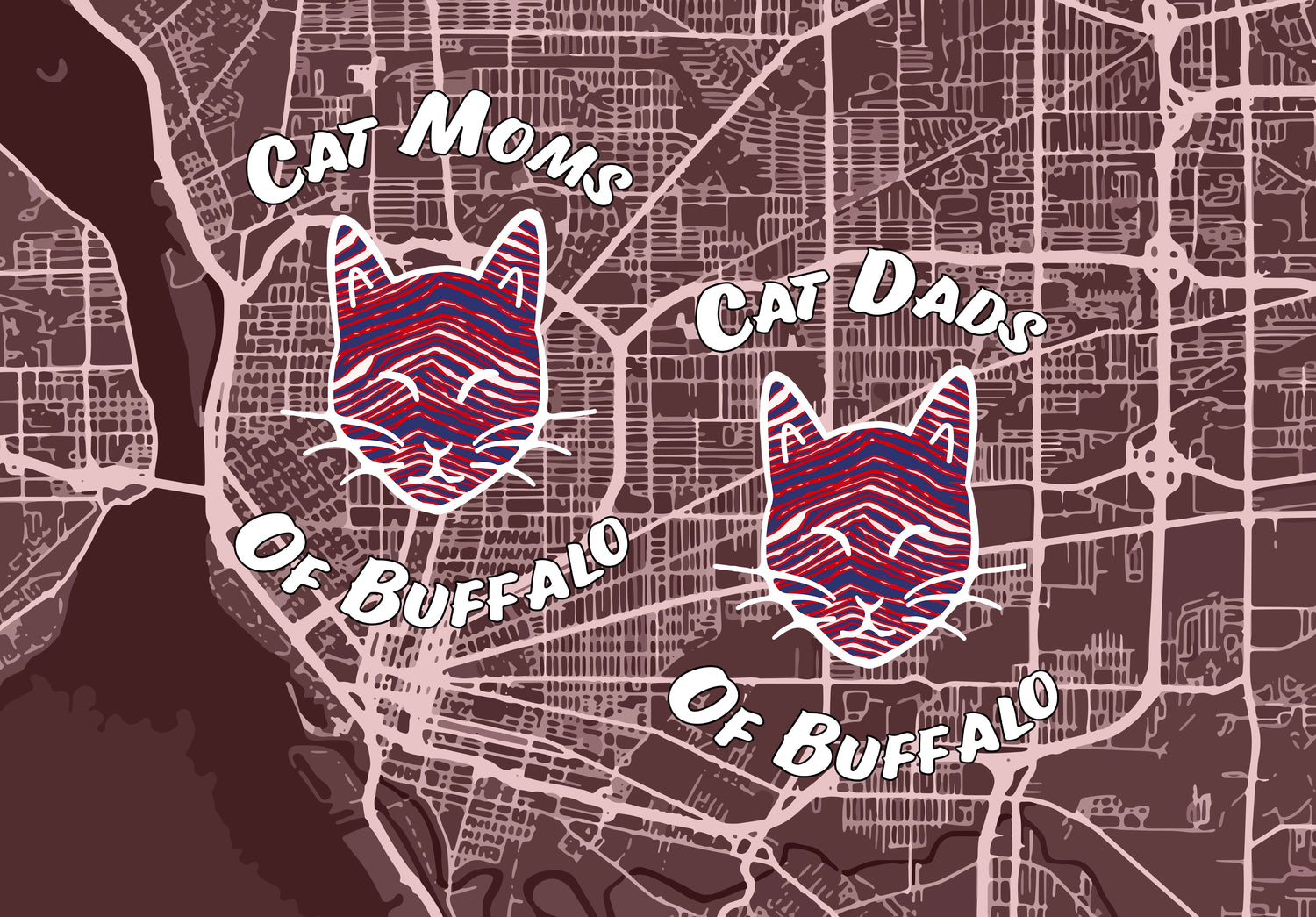 The Football Cat Fam of Buffalo