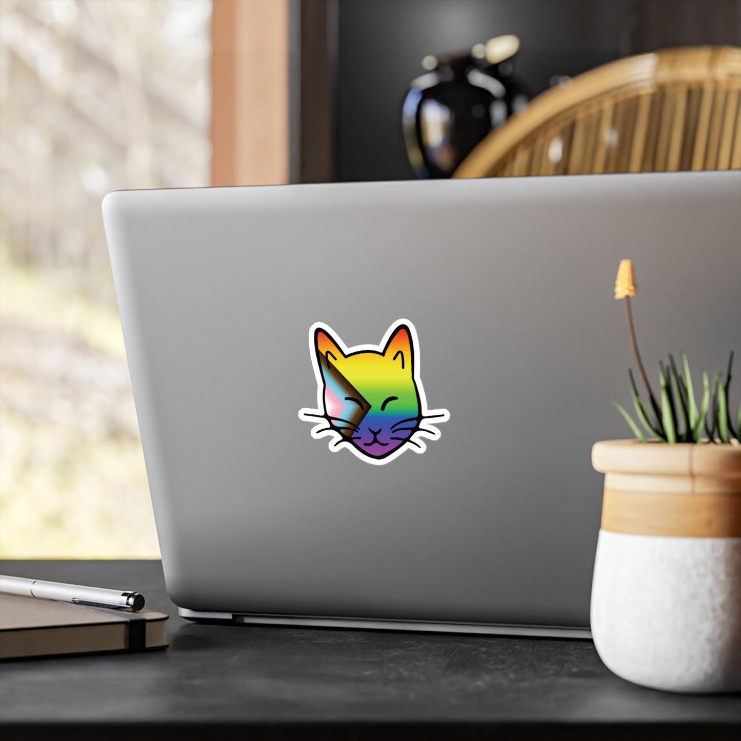 The Cat Fam Pride Vinyl Decal