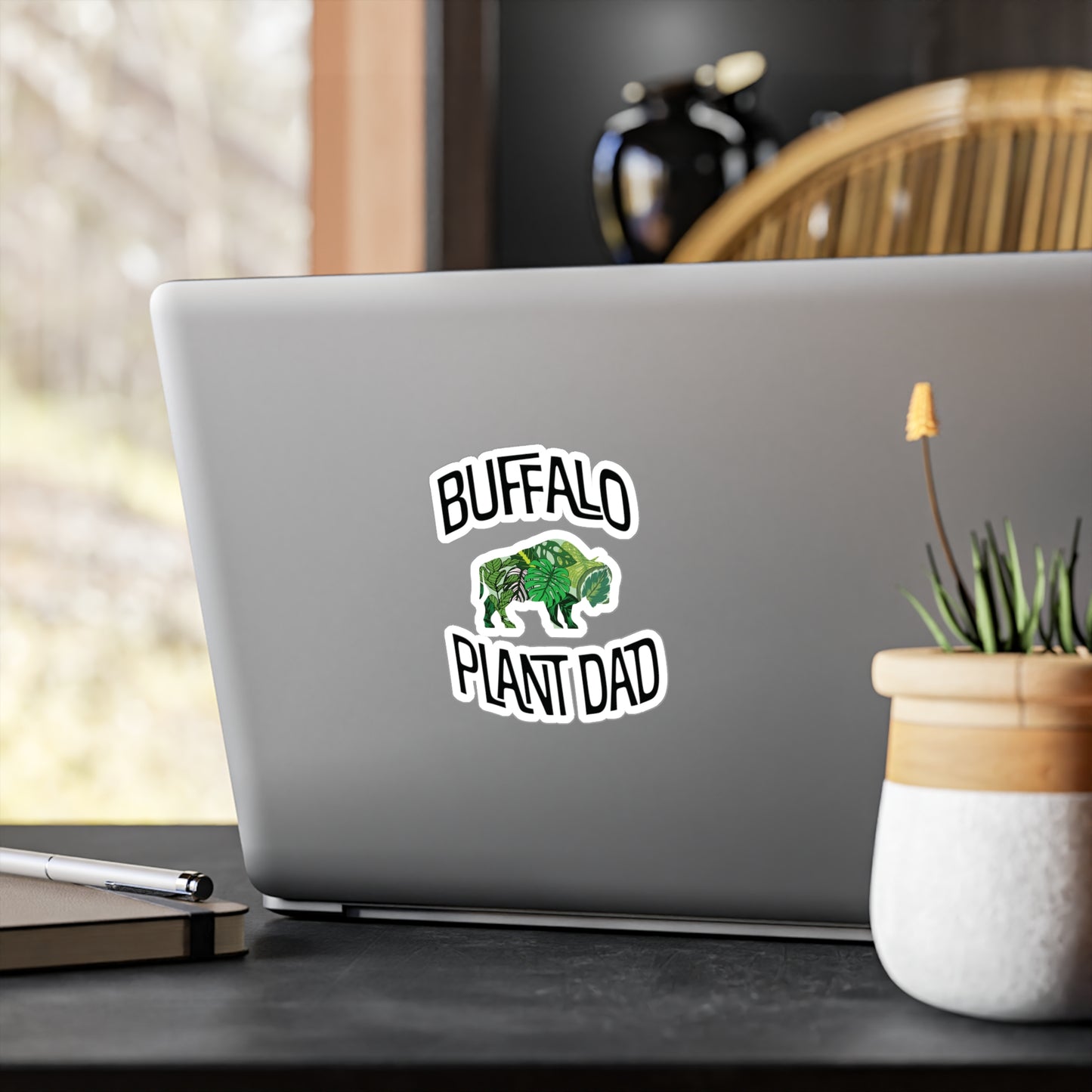 Buffalo Plant Dad Vinyl Decal