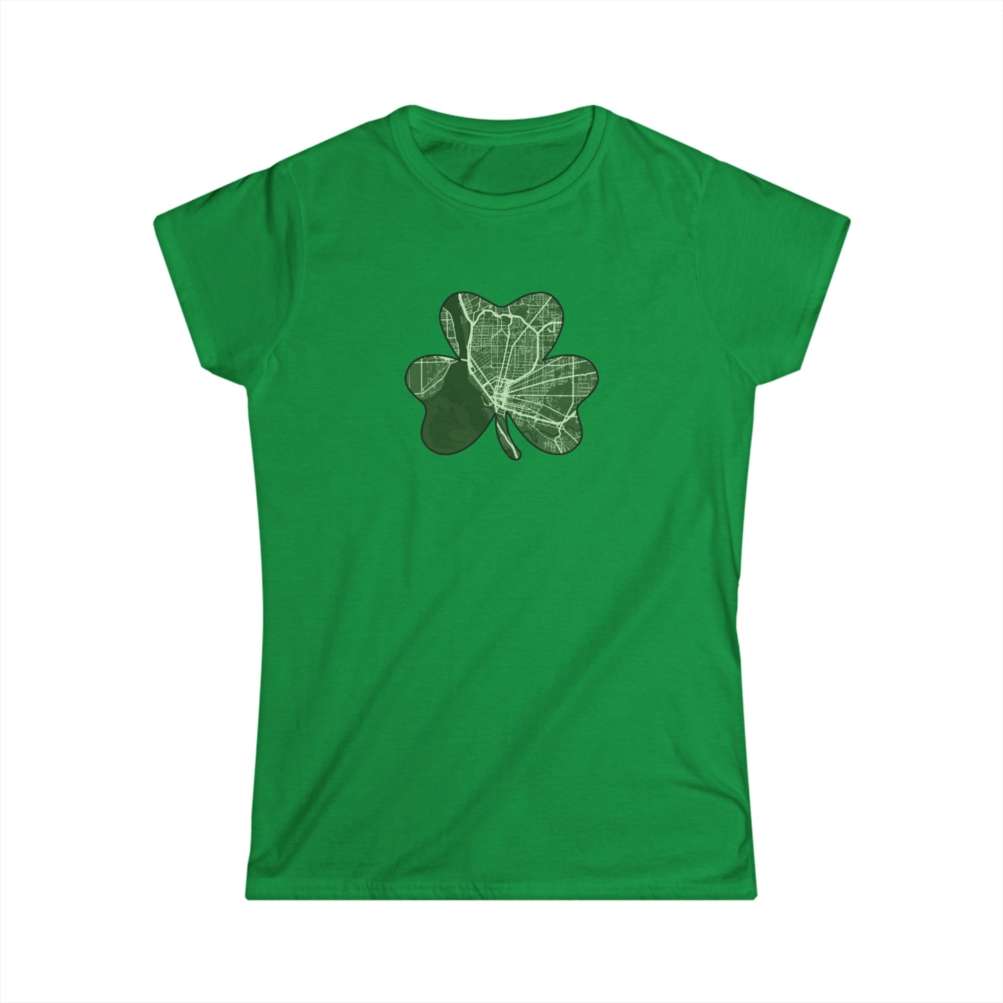 Map of Buffalo St. Patrick’s Day Women’s Shirt