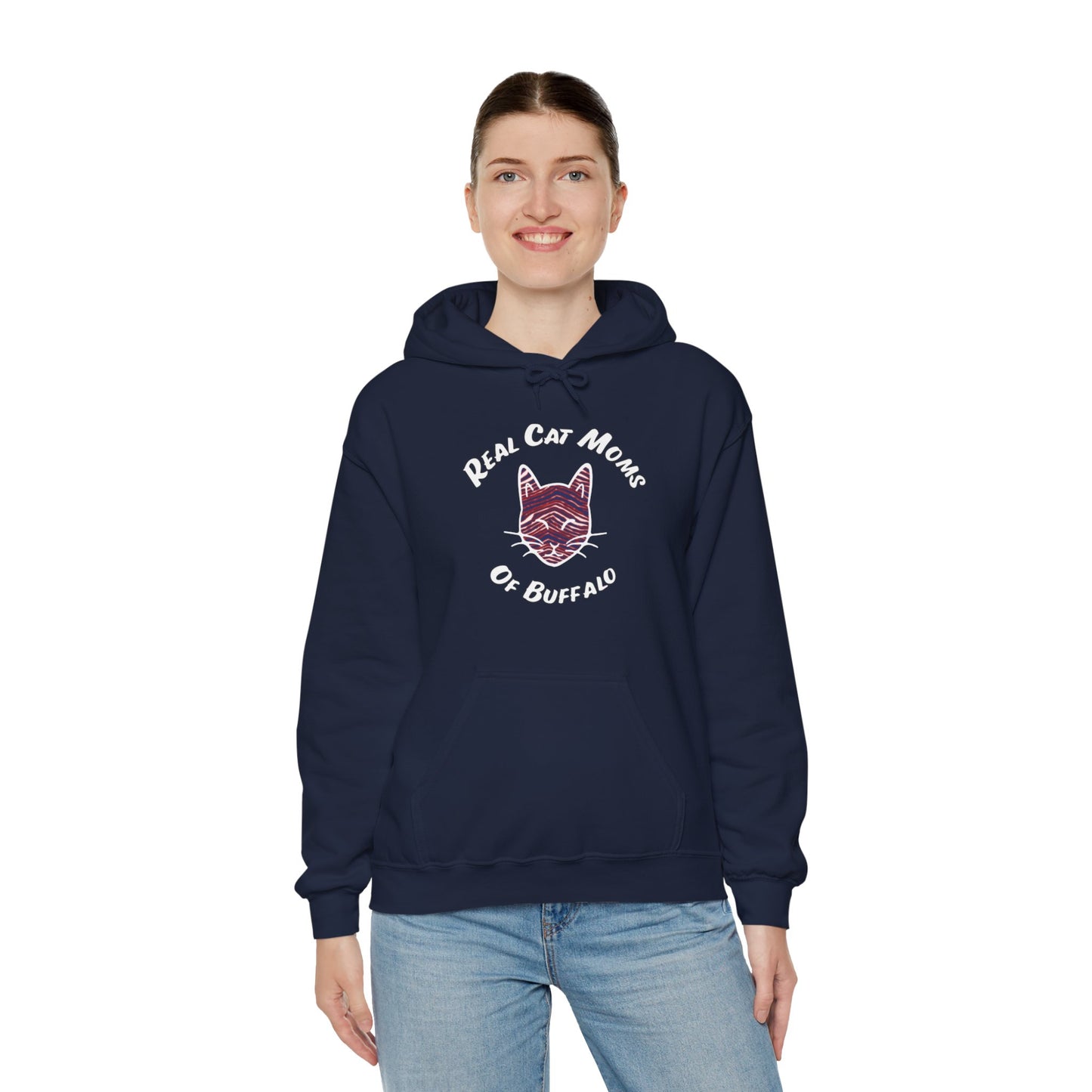 Real Cat Moms of Buffalo Hoodie