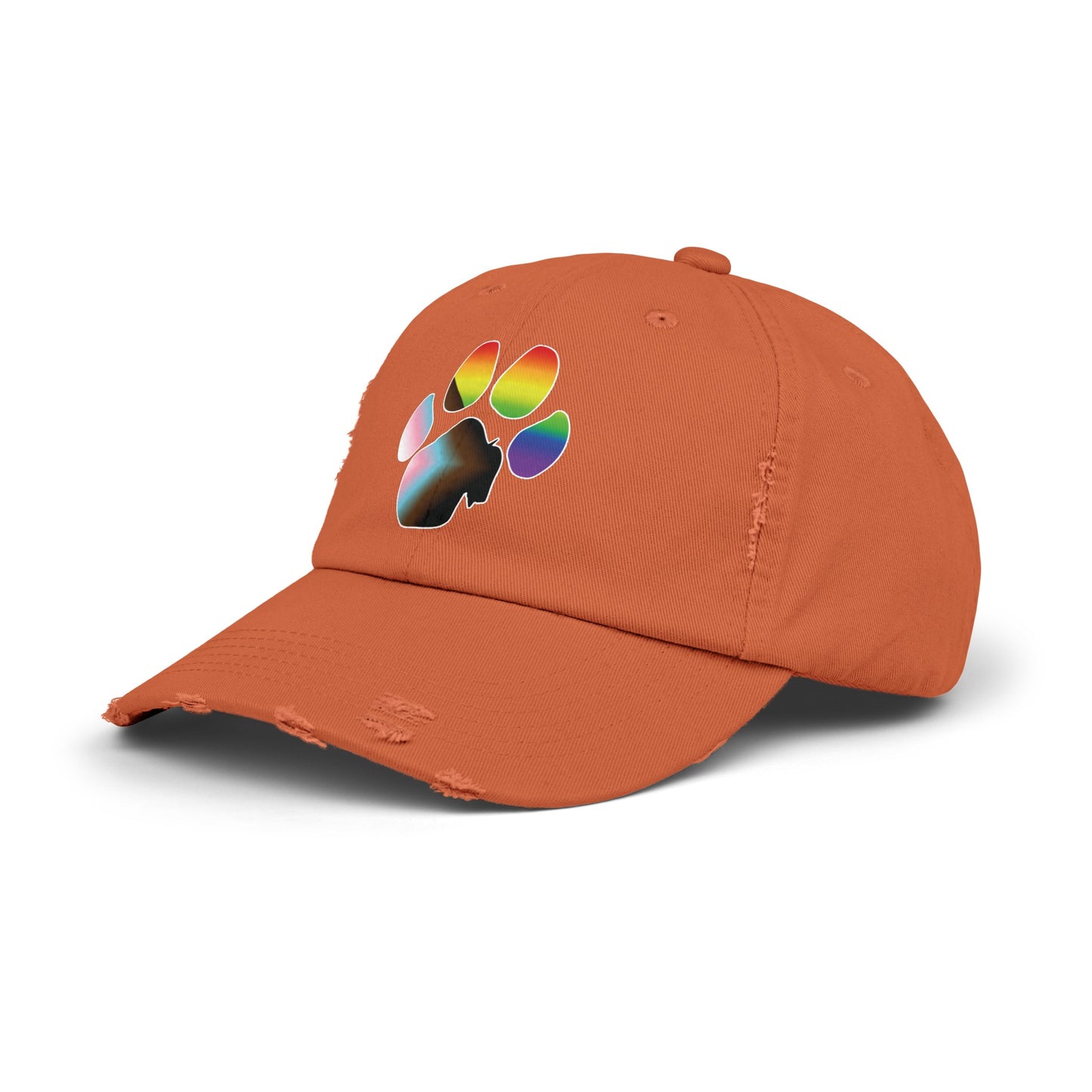 The Pawffalo Pride Distressed Cap