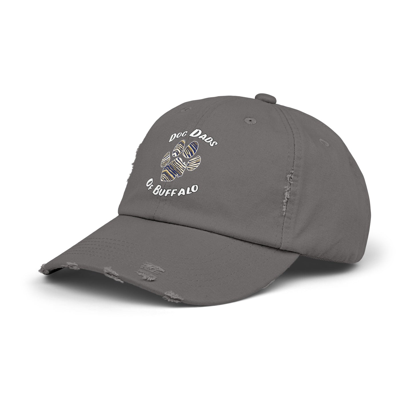 The Pawffalo Dog Dad Distressed Cap