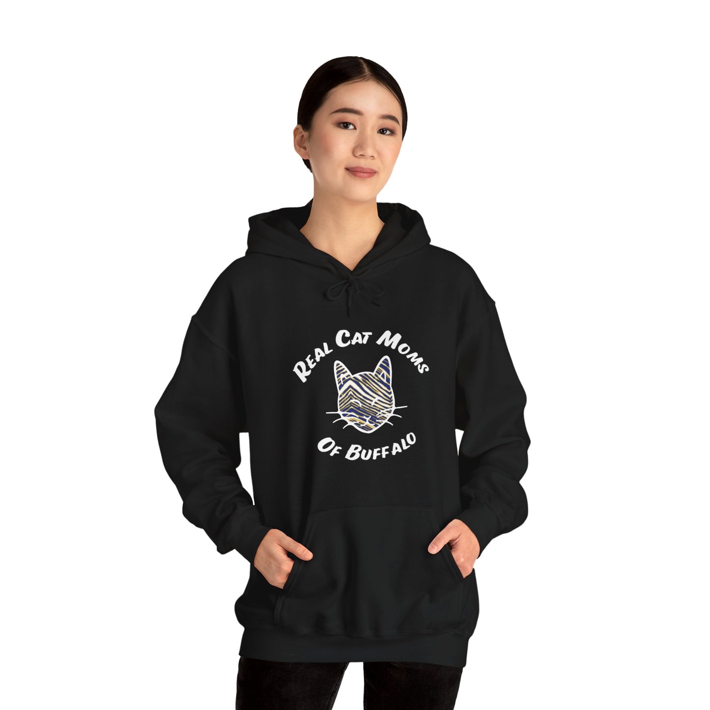 Real Cat Moms of Buffalo Hoodie