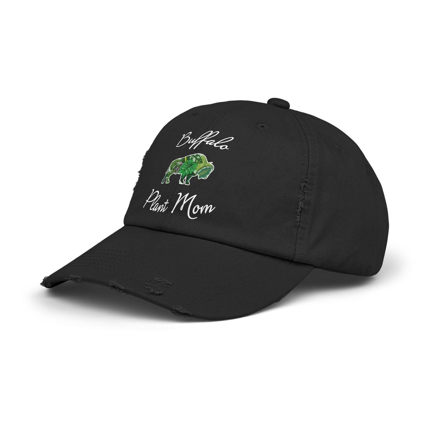 Buffalo Plant Mom Distressed Cap