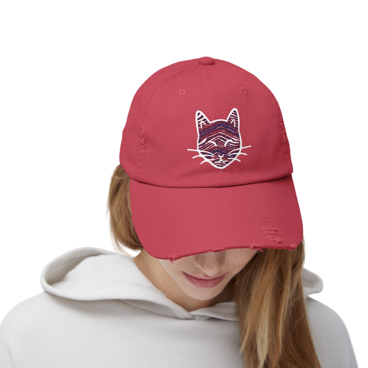 The Cat Fam Game Day Distressed Cap